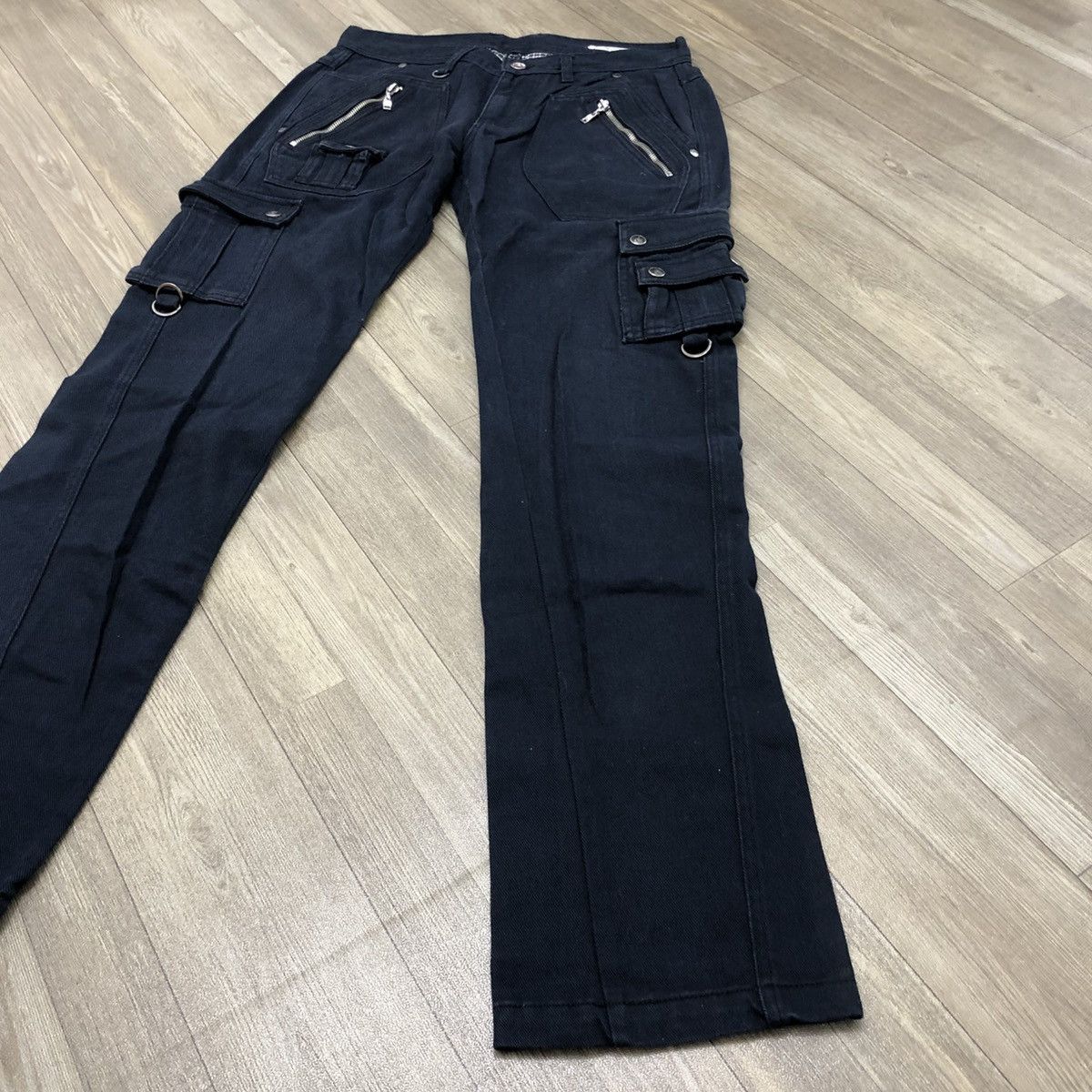 Hysteric Glamour × Japanese Brand × Seditionaries Rare Vintage Semantic Design Julius7 Gas Mask Jeans 1990s Size US 30 / EU 46 - 3 Thumbnail