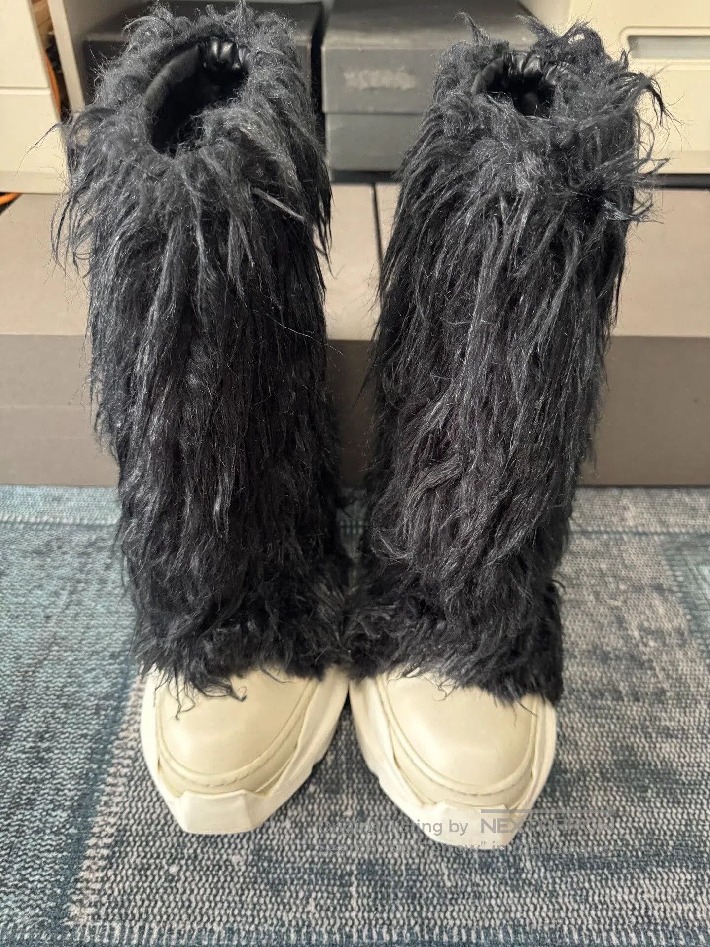 Rick Owens rick owens thick soled furry boots. Size US 7 / EU 40 - 2 Thumbnail