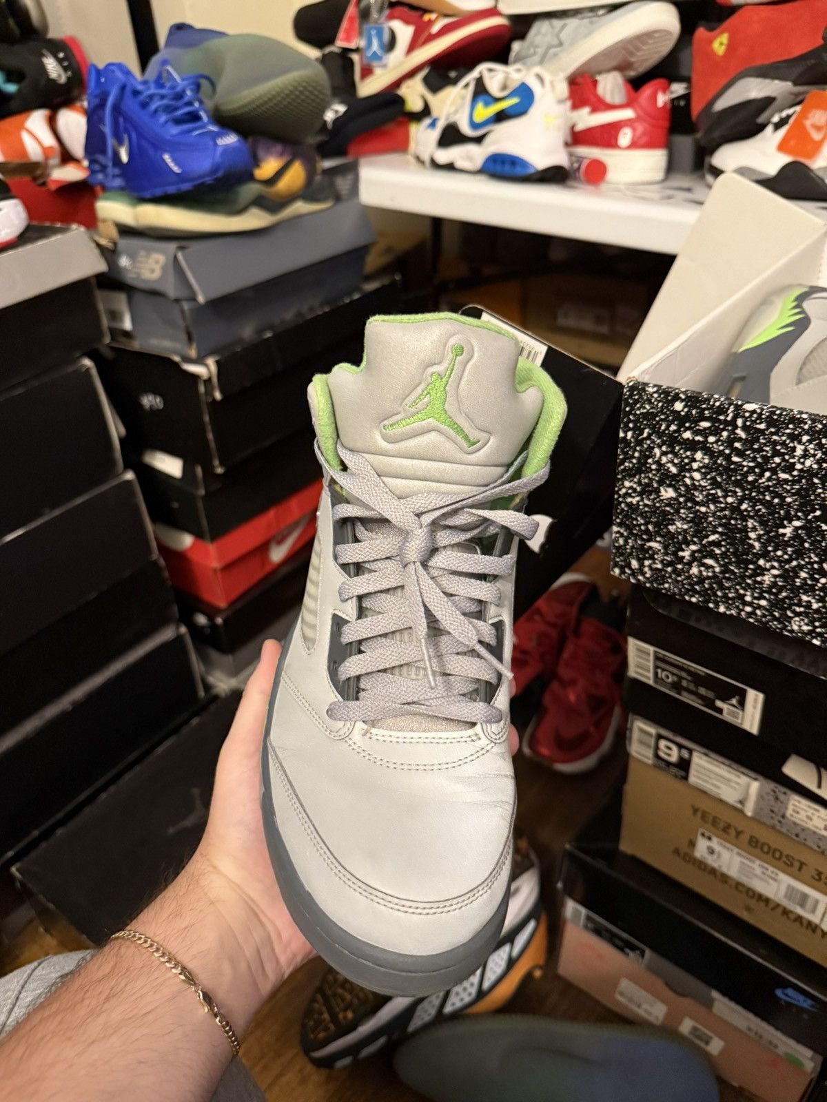 Jordan Brand Jordan 5 retro green bean size 10.5 Size US 10.5 / EU 43-44 - 2 Thumbnail