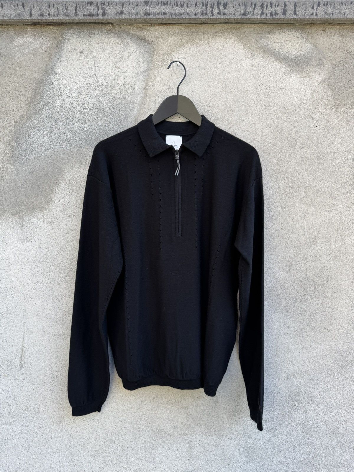 ROA ROA Pinched Wool Knit Polo Size US XL / EU 56 / 4 - 1 Thumbnail