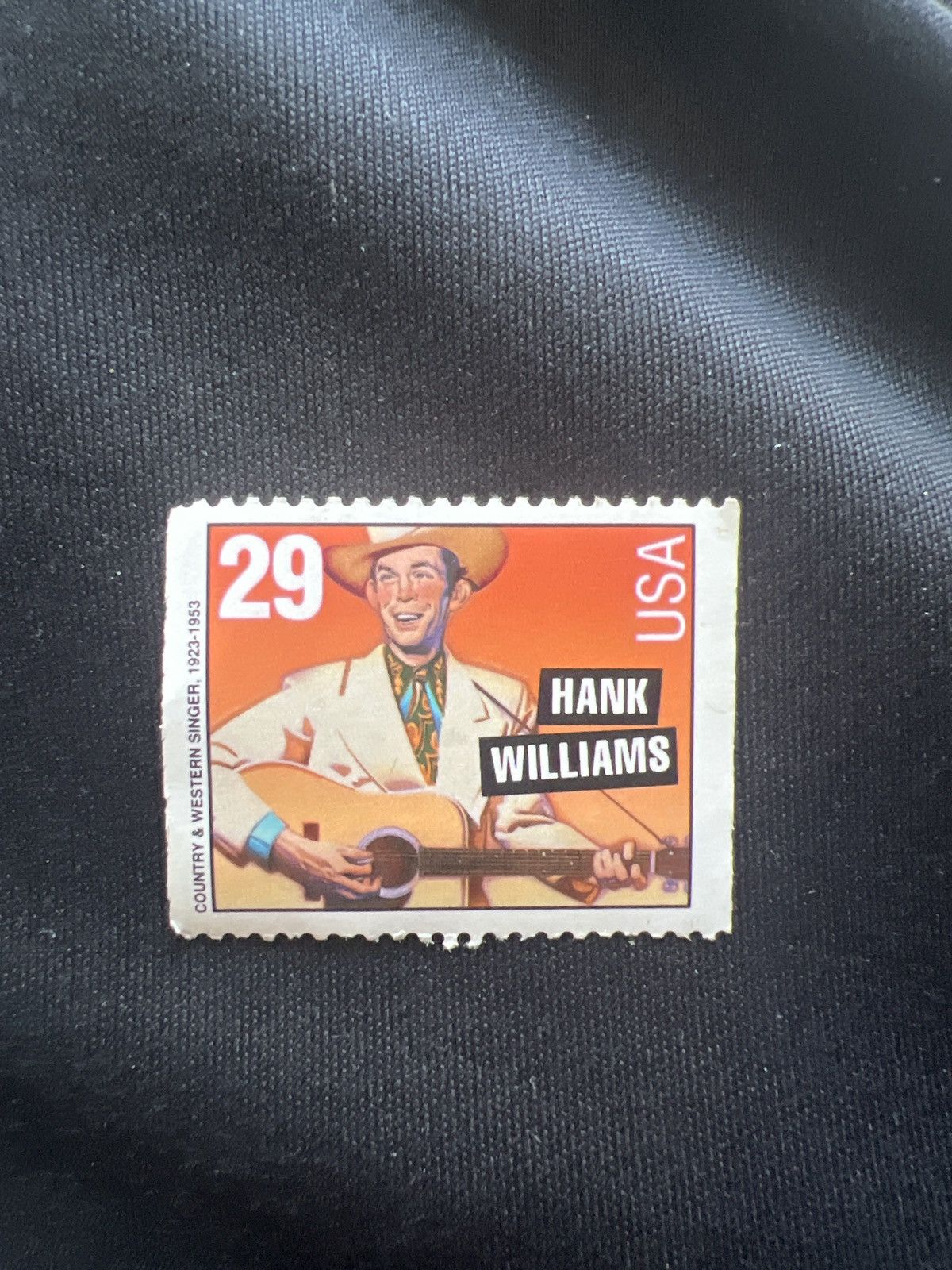 Vintage Hank Williams Stamp Size ONE SIZE - 1 Thumbnail