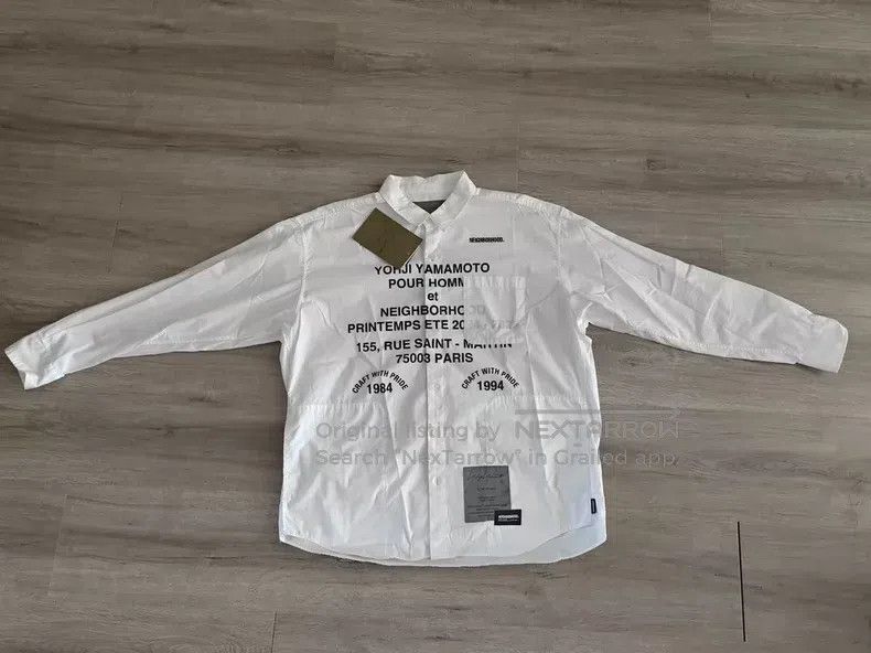 Neighborhood Neighborhood Yamamoto Collaborative Printed Long Sleeve Sh Size US M / EU 48-50 / 2 - 2 Thumbnail