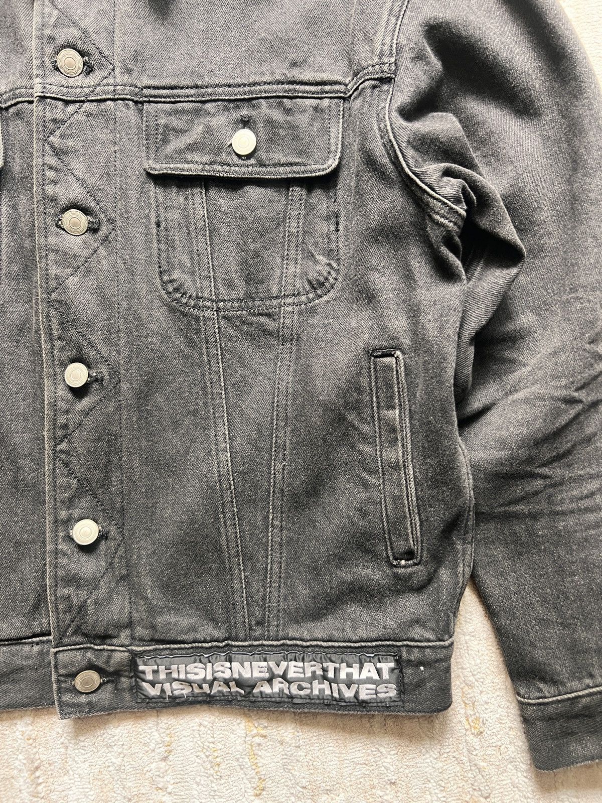 thisisneverthat Thisisneverthat Visual Archive Denim Jacket Size US M / EU 48-50 / 2 - 11 Thumbnail