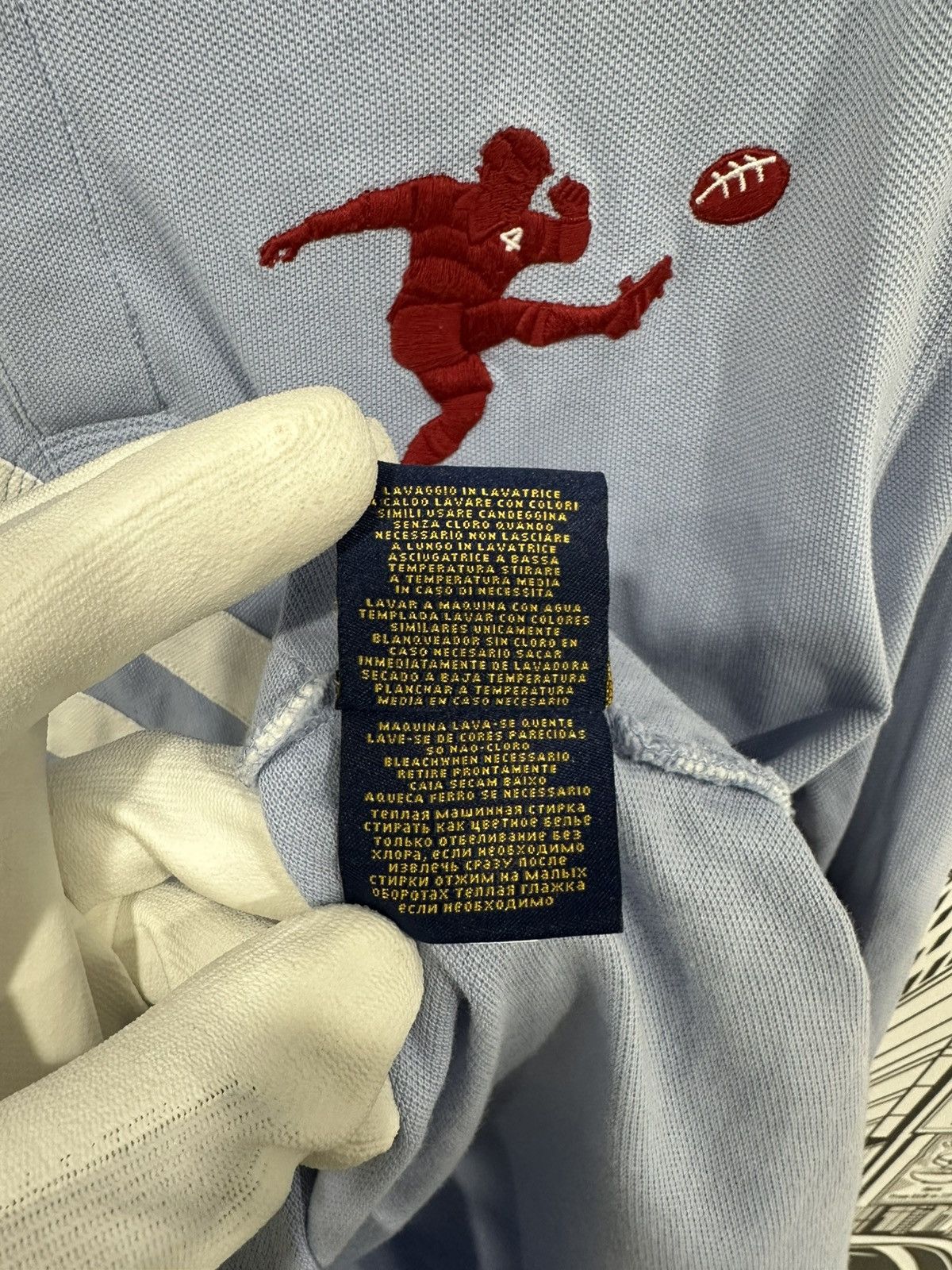 Polo Ralph Lauren Rugby Ralph Lauren Big Kicker R.L.R.C Rugby Baby Blue L Size US L / EU 52-54 / 3 - 7 Thumbnail