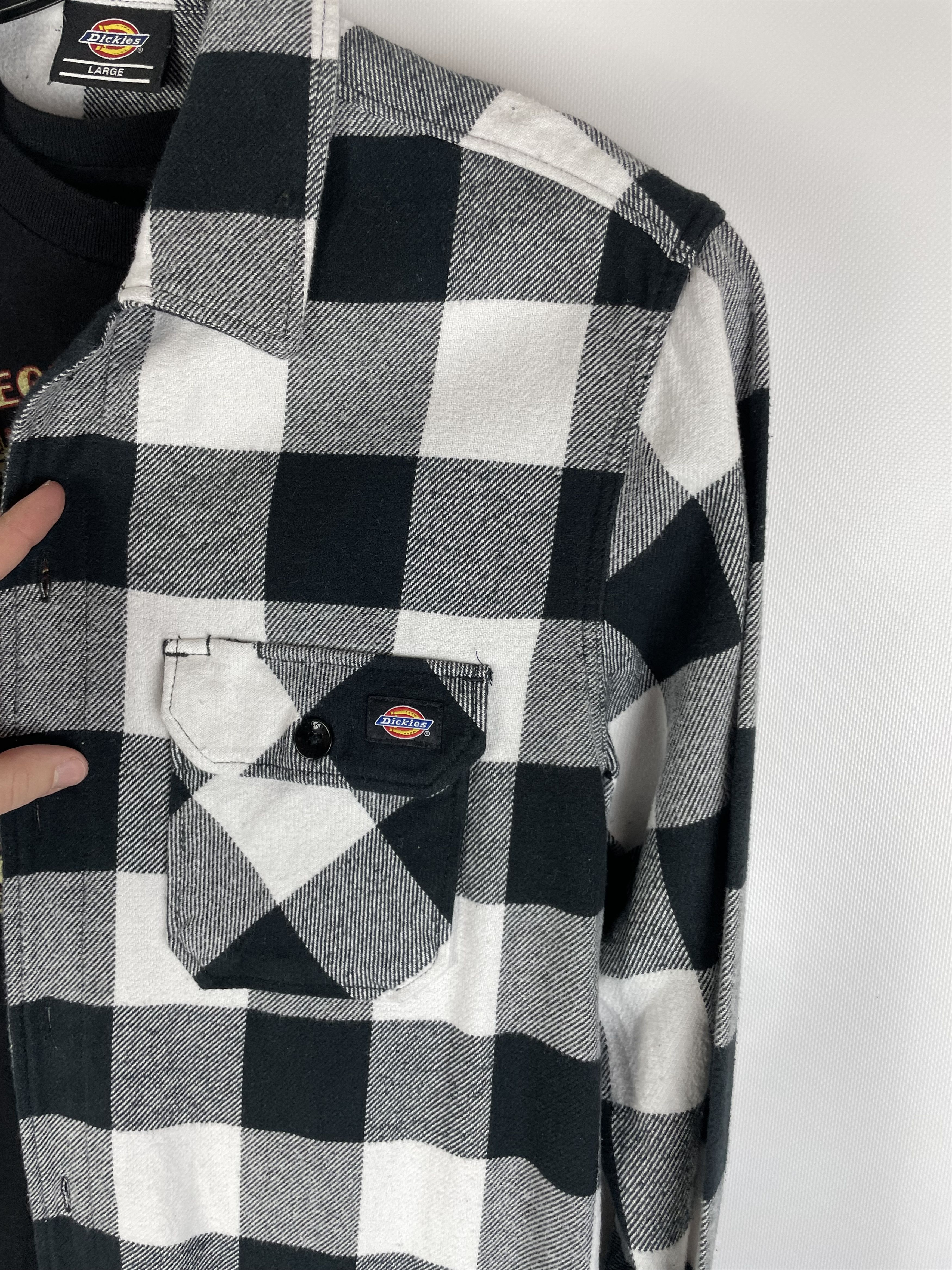 Dickies Flannel Dickies Vintage Mens Shirt Size US L / EU 52-54 / 3 - 4 Thumbnail