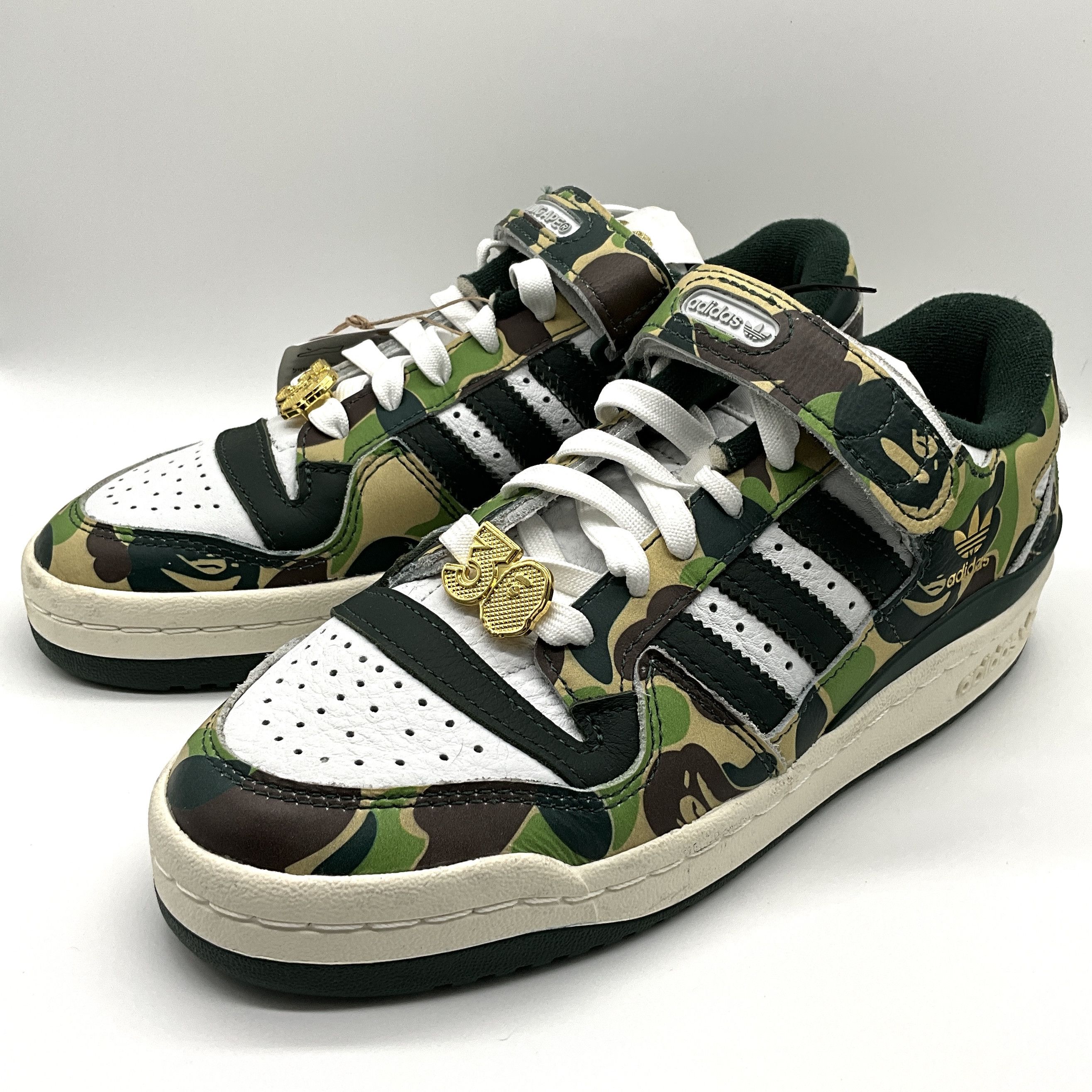 Adidas × Bape Bape x Adidas forum 84 low top sneakers Size US 4.5 / IT 34.5 - 2 Thumbnail