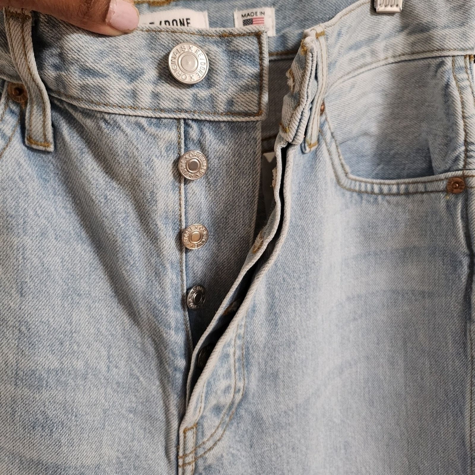 RE/DONE Re/Done-90's High Rise loose Size 27" / US 4 / IT 40 - 9 Thumbnail