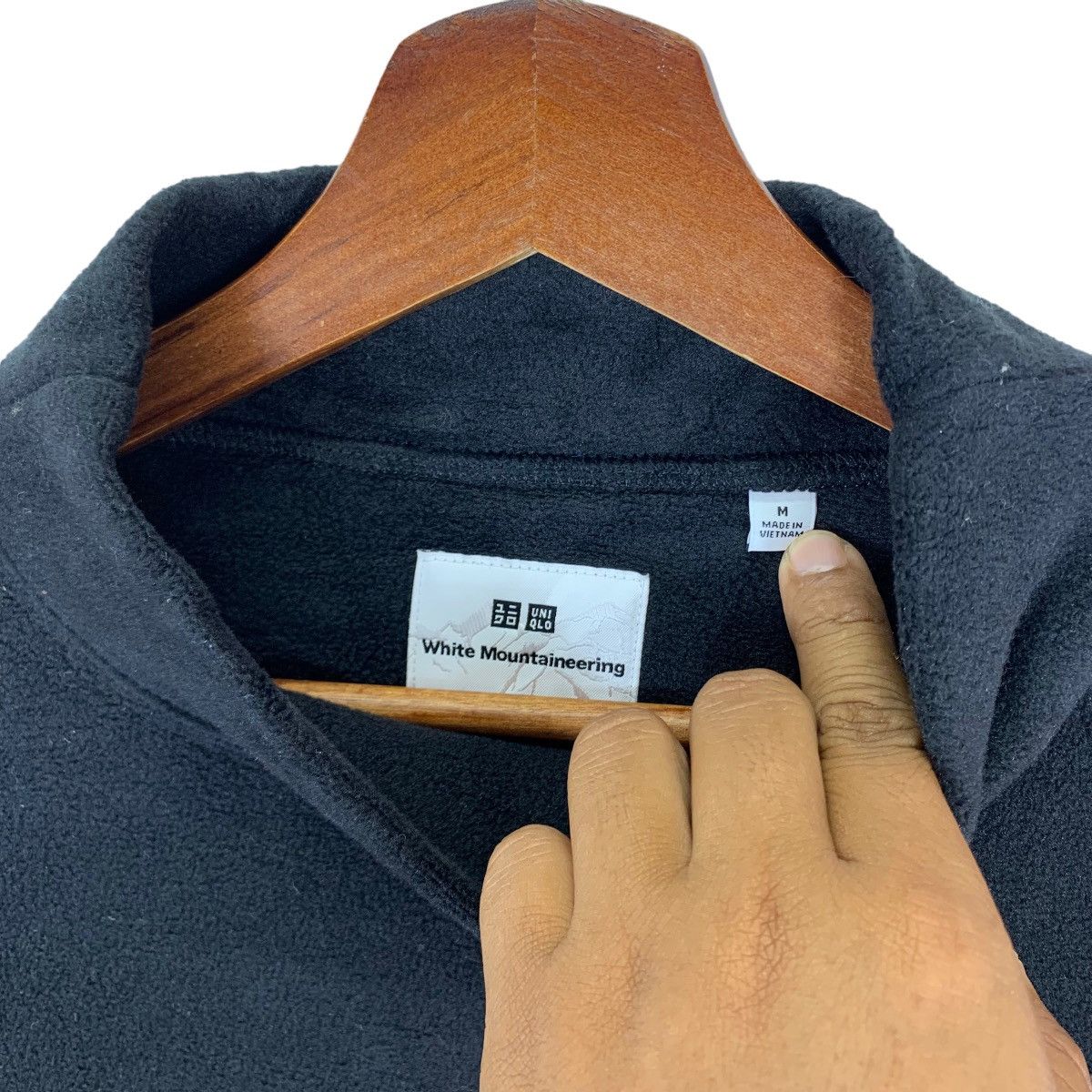 White Mountaineering Vintage White Mountaineering Japanese Brand Fleece Sweater Size US M / EU 48-50 / 2 - 6 Thumbnail