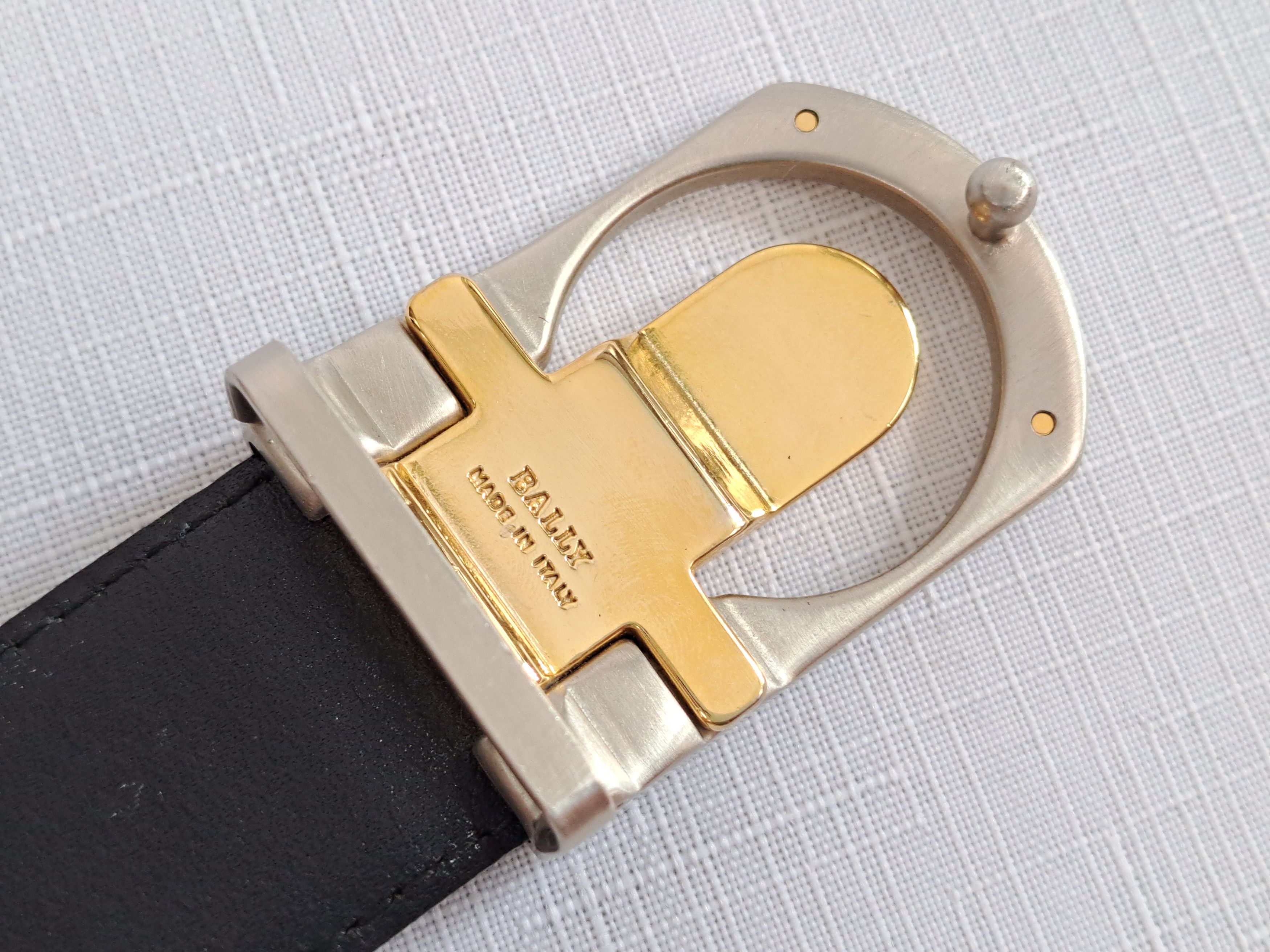 Bally × Vintage Vintage BALLY leather belt. Size ONE SIZE - 10 Thumbnail