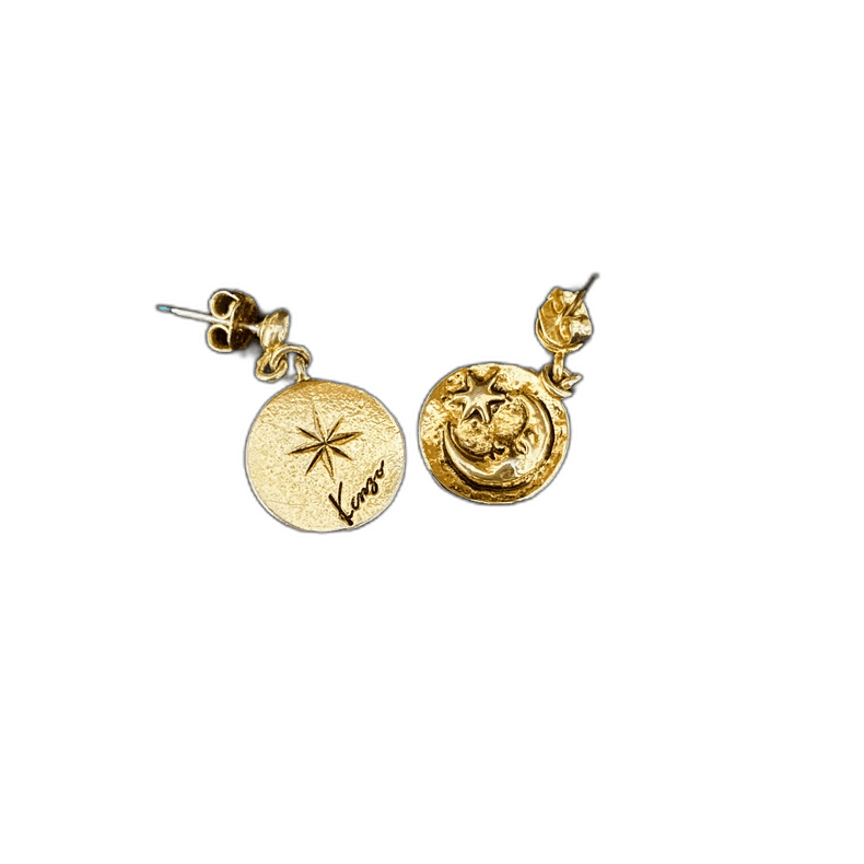 Kenzo Kenzo Vintage Star Moon Ear Studs Size ONE SIZE - 1 Thumbnail