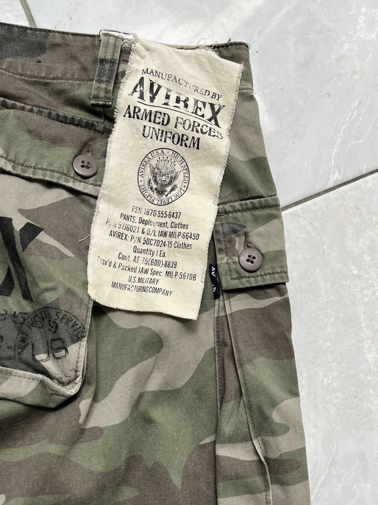 Avirex Avirex monkey pants camouflage Size US 32 / EU 48 - 7 Thumbnail