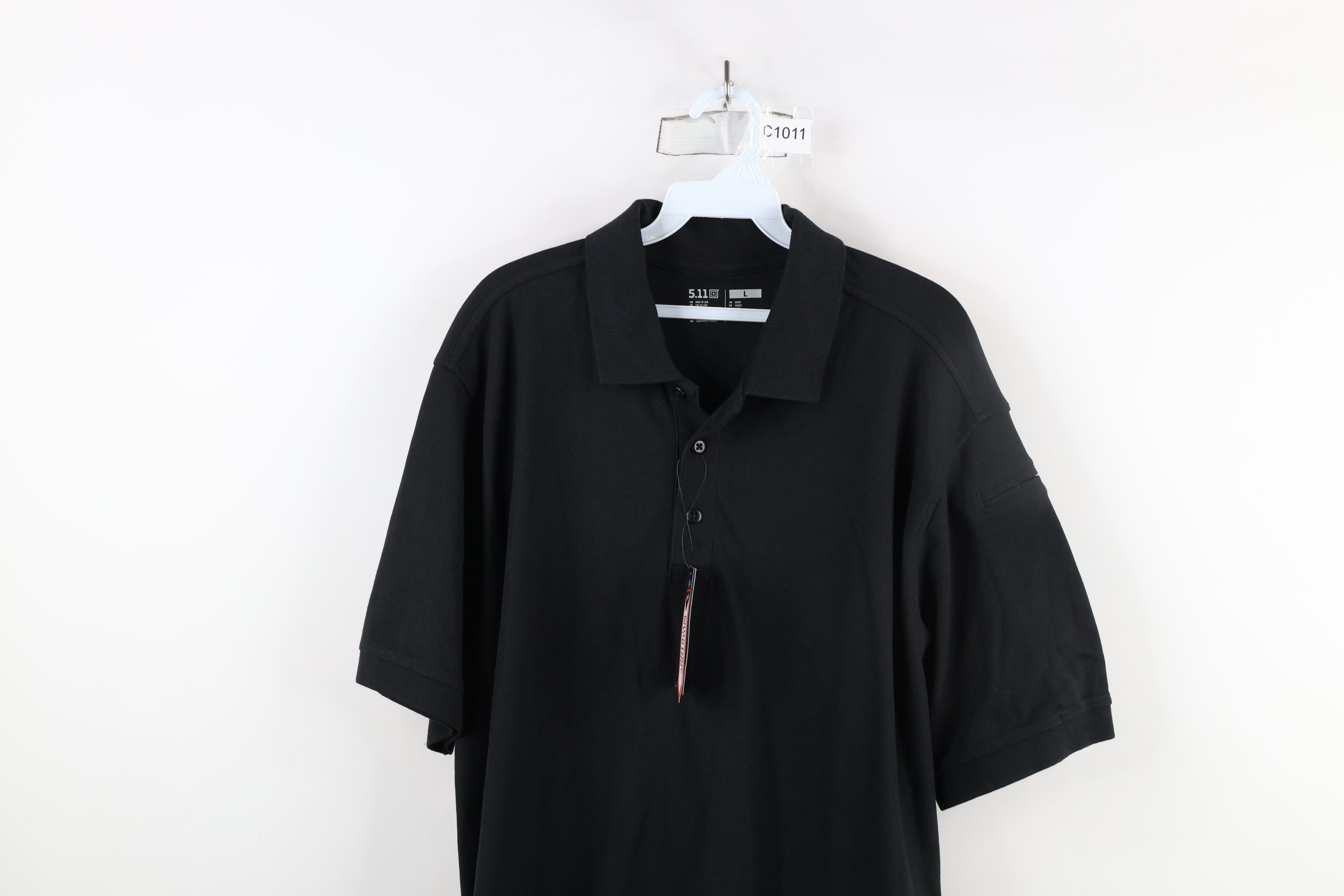 Vintage New 5.11 Tactical Series Utility Uniform Collared Polo Black Size US L / EU 52-54 / 3 - 2 Thumbnail