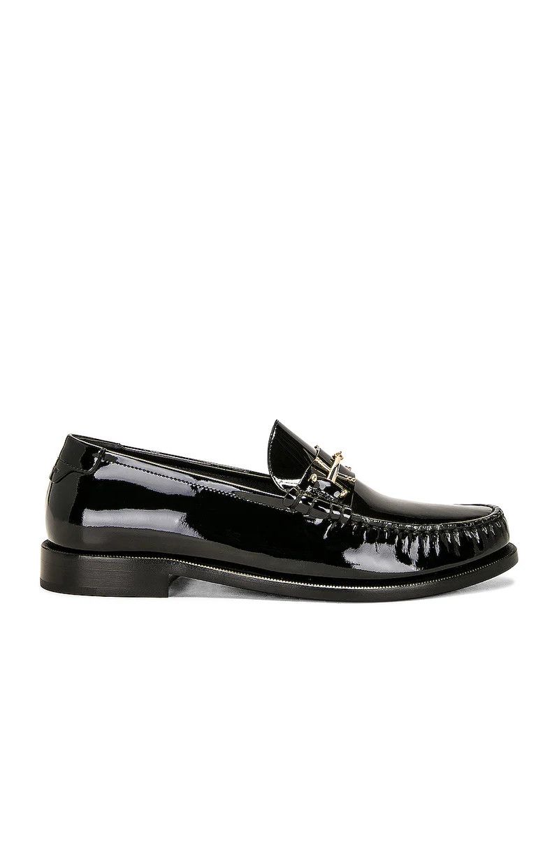 Saint Laurent Paris oc11z1125 Le Loafer Penny Slippers in Patent Leather Black Size US 7.5 / IT 37.5 - 1 Thumbnail