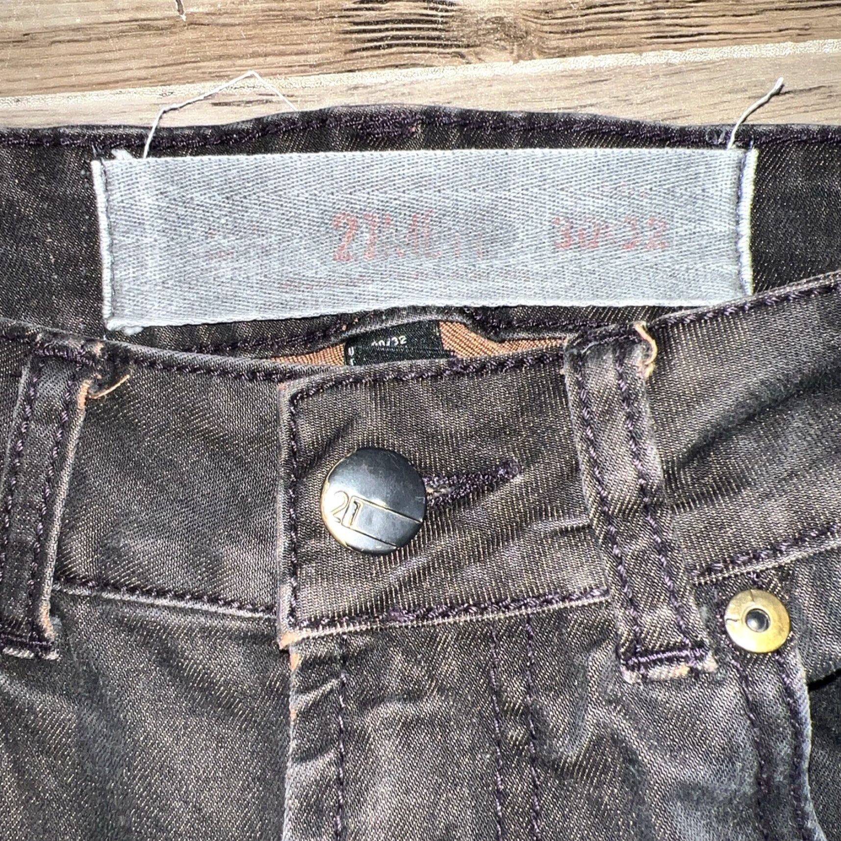 Vintage 21 Gray Cotton Blend Stretchy Jeans Mens Size 30x32 Size US 30 / EU 46 - 5 Thumbnail