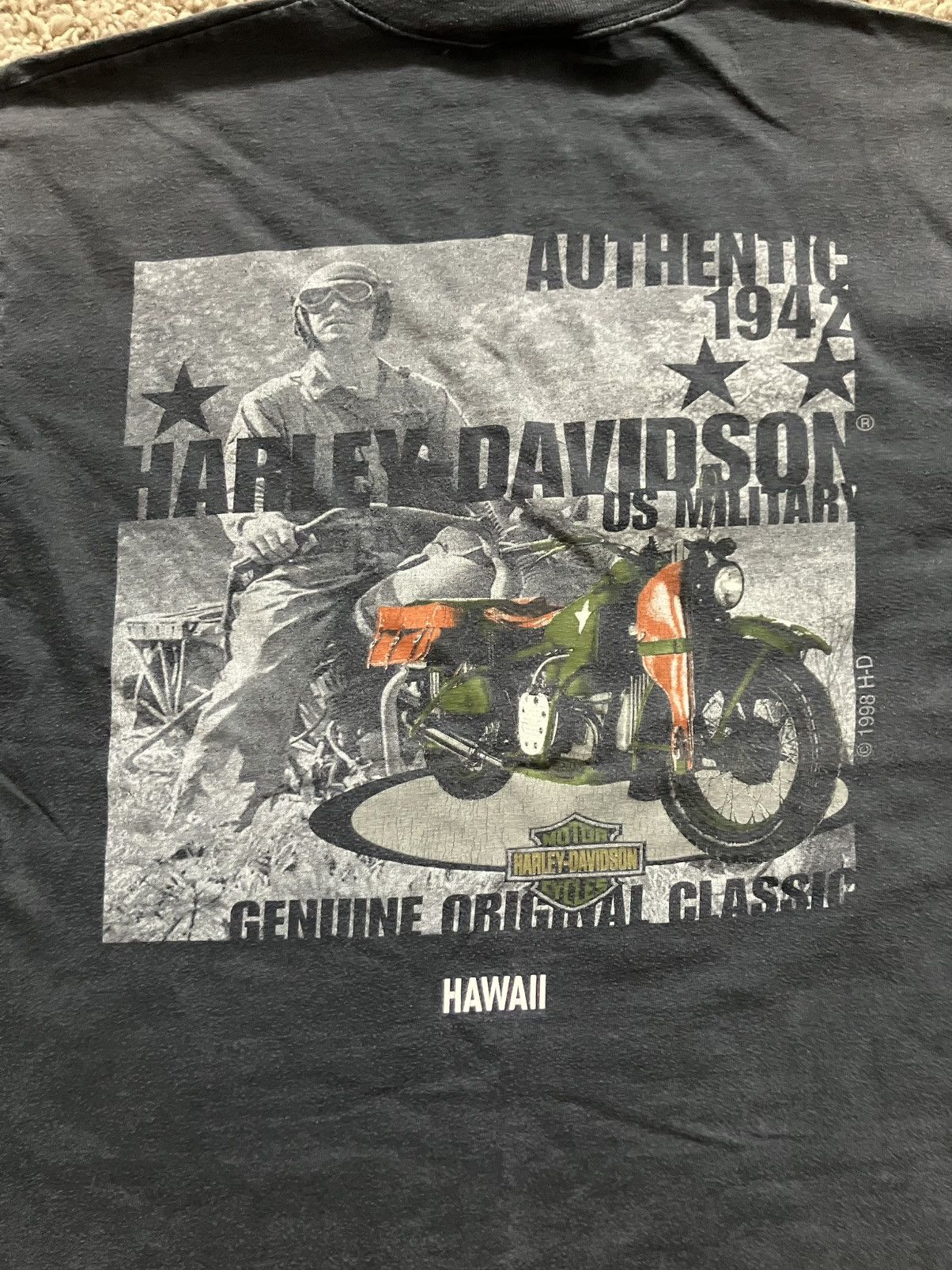 Harley Davidson Vintage Harley Tee Size US L / EU 52-54 / 3 - 4 Thumbnail