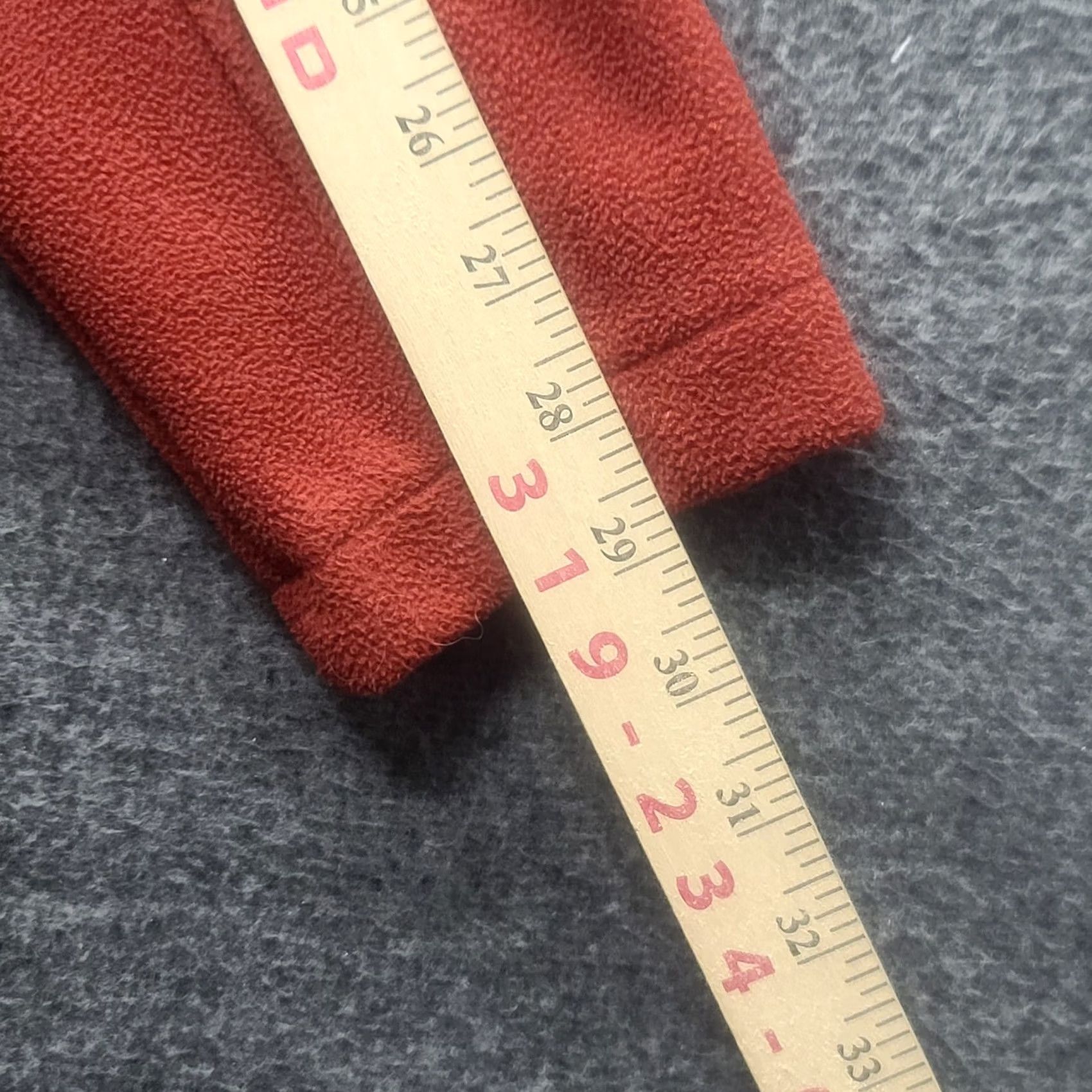 Vintage Duluth Womens Coat XS Shoreline Windproof Fleece Jacket Zip Red Durable Regular Coat, Wool? Size XS / US 0-2 / IT 36-38 - 6 Thumbnail