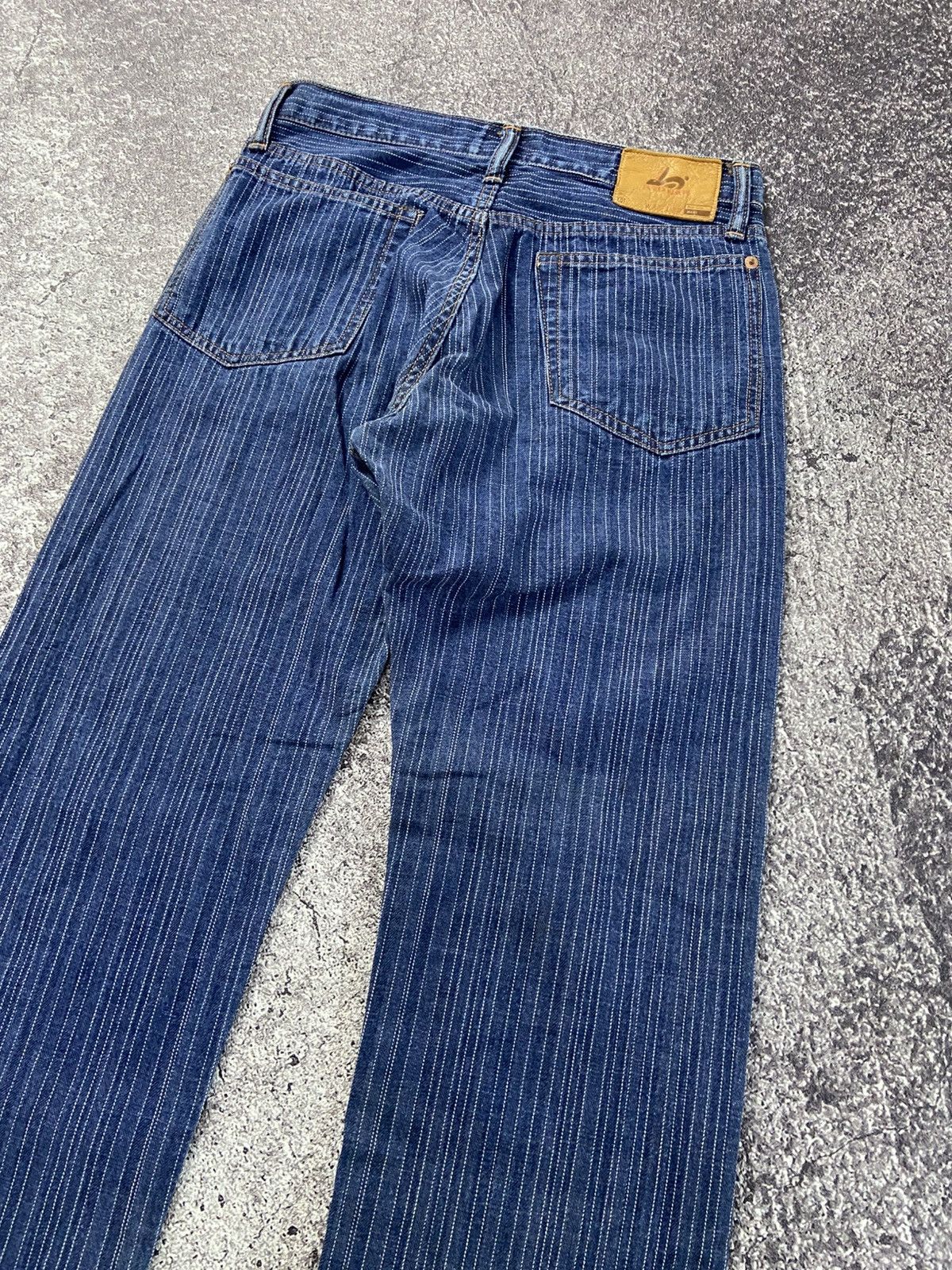 Paul Smith × Paul Smith Red Ear Pual smith red ear bunny pinstripe flybuttons denim Size US 29 - 10 Thumbnail