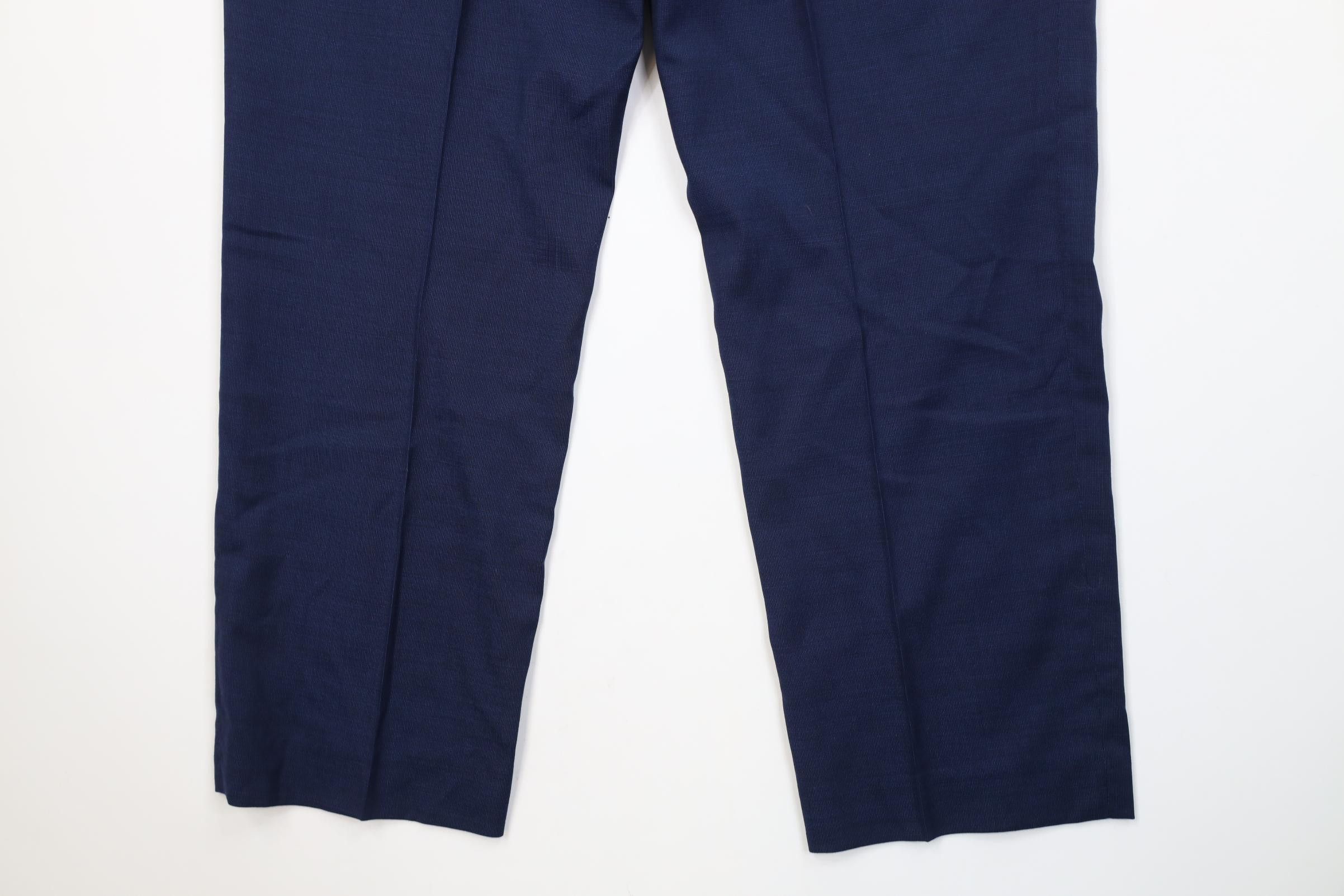 Vintage Vintage Y2K Streetwear Blend Knit Chino Pants Trousers Blue Size US 34 / EU 50 - 14 Thumbnail