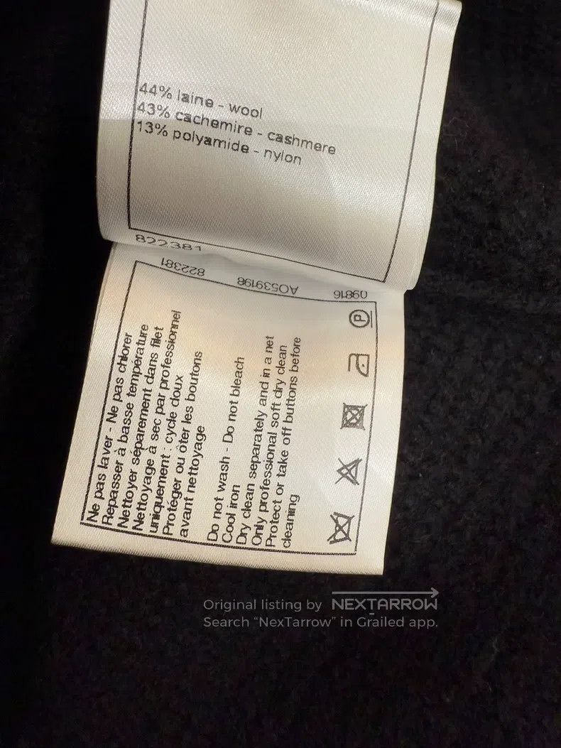 Chanel Chanel Black cashmere blended sweater Size XS / US 0-2 / IT 36-38 - 7 Thumbnail