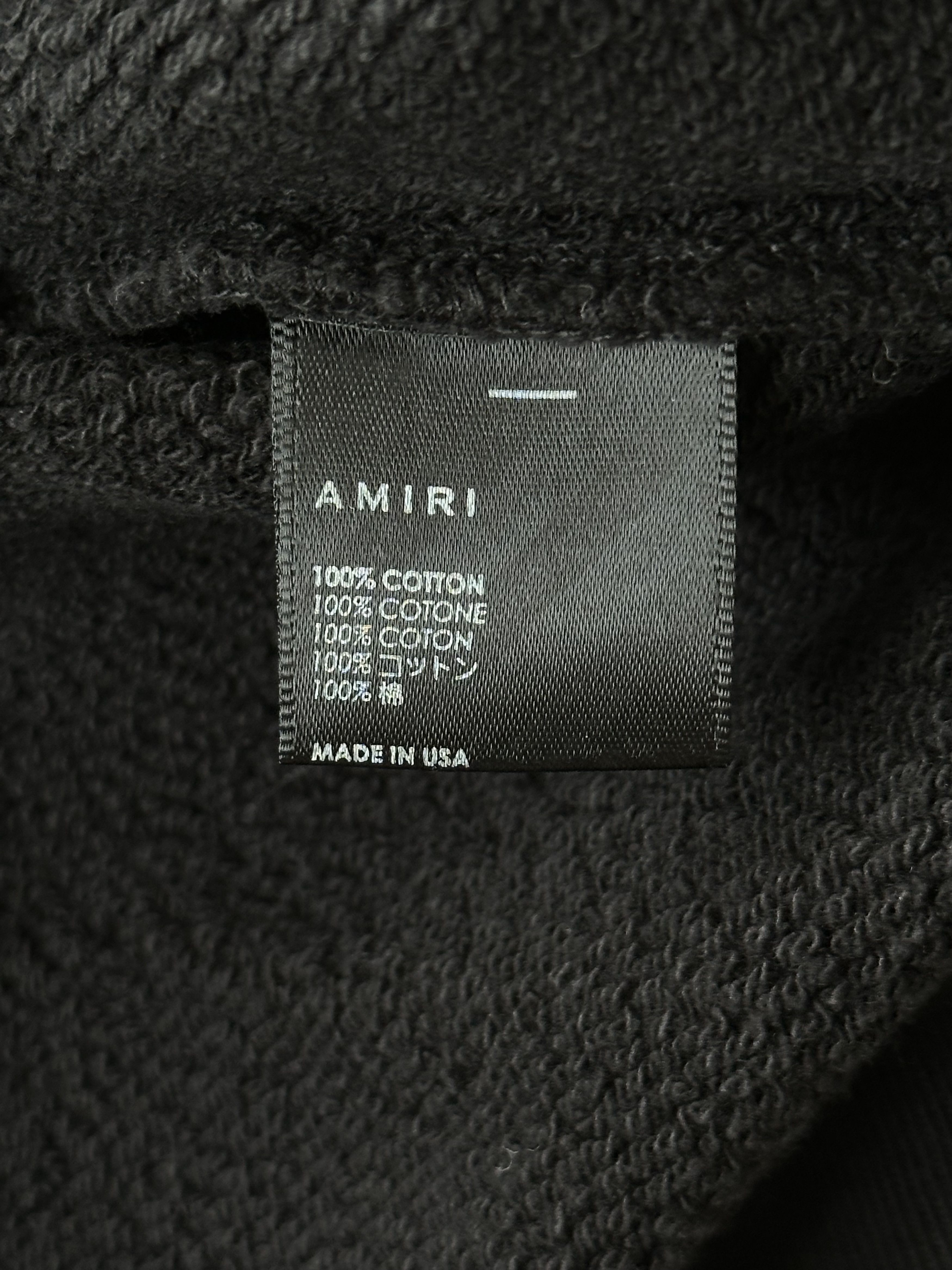 Amiri Amiri Black & White 22 Distressed Logo Sweater Size US S / EU 44-46 / 1 - 4 Thumbnail