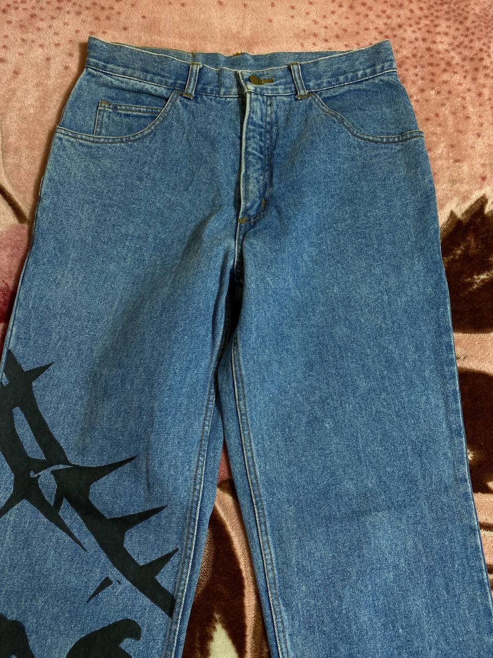 Vintage Vintage distressed print bad brins japanese opium jeans Size US 30 / EU 46 - 11 Thumbnail