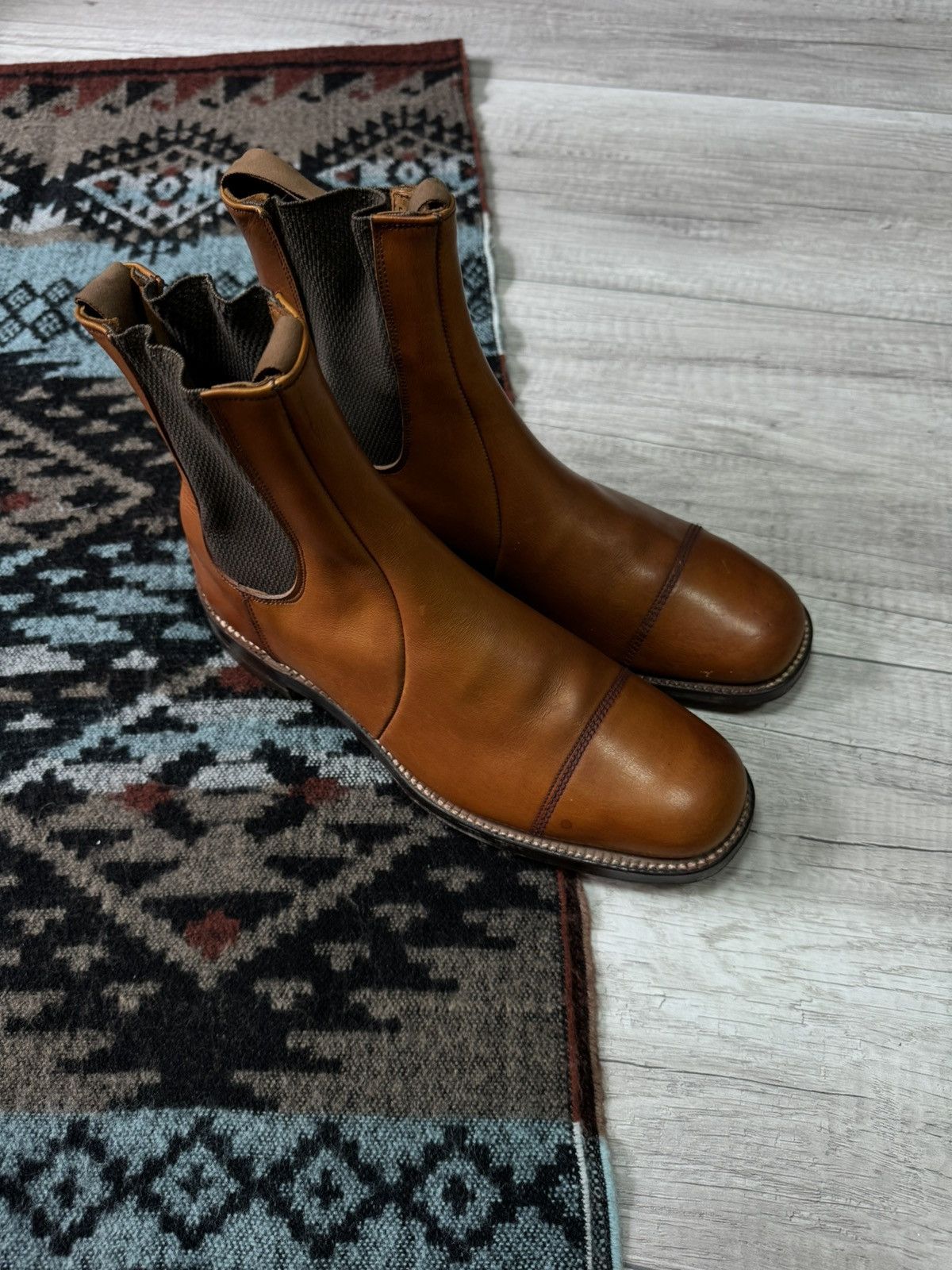 Other Vintage Regent Leather Chelsea Boots Made In England Size US 8.5 / EU 41-42 - 3 Thumbnail