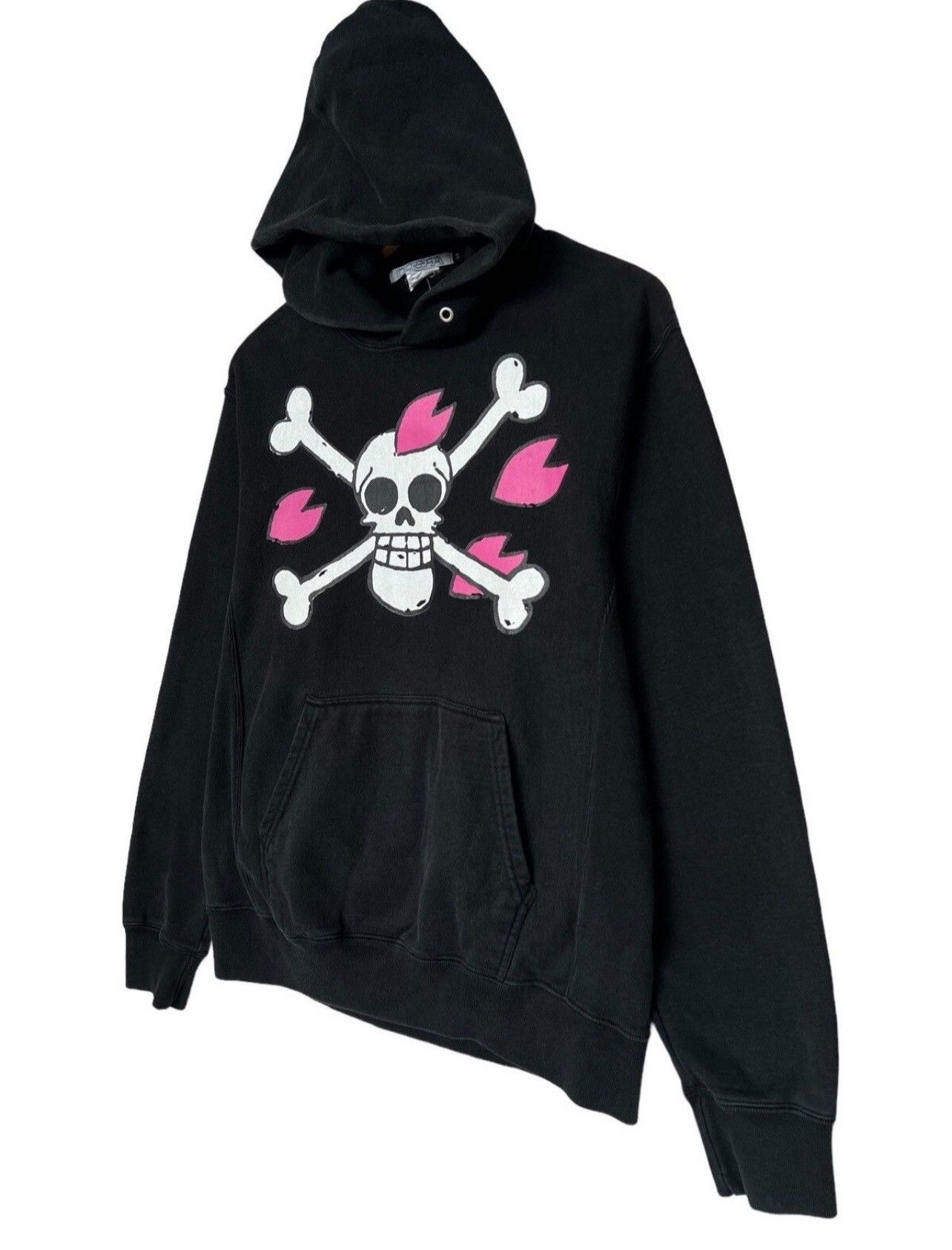 Anime × Japanese Brand × One Piece Vintage One Piece Anime Hoodie One Piece Bones Skull Hoodie Size US M / EU 48-50 / 2 - 4 Thumbnail