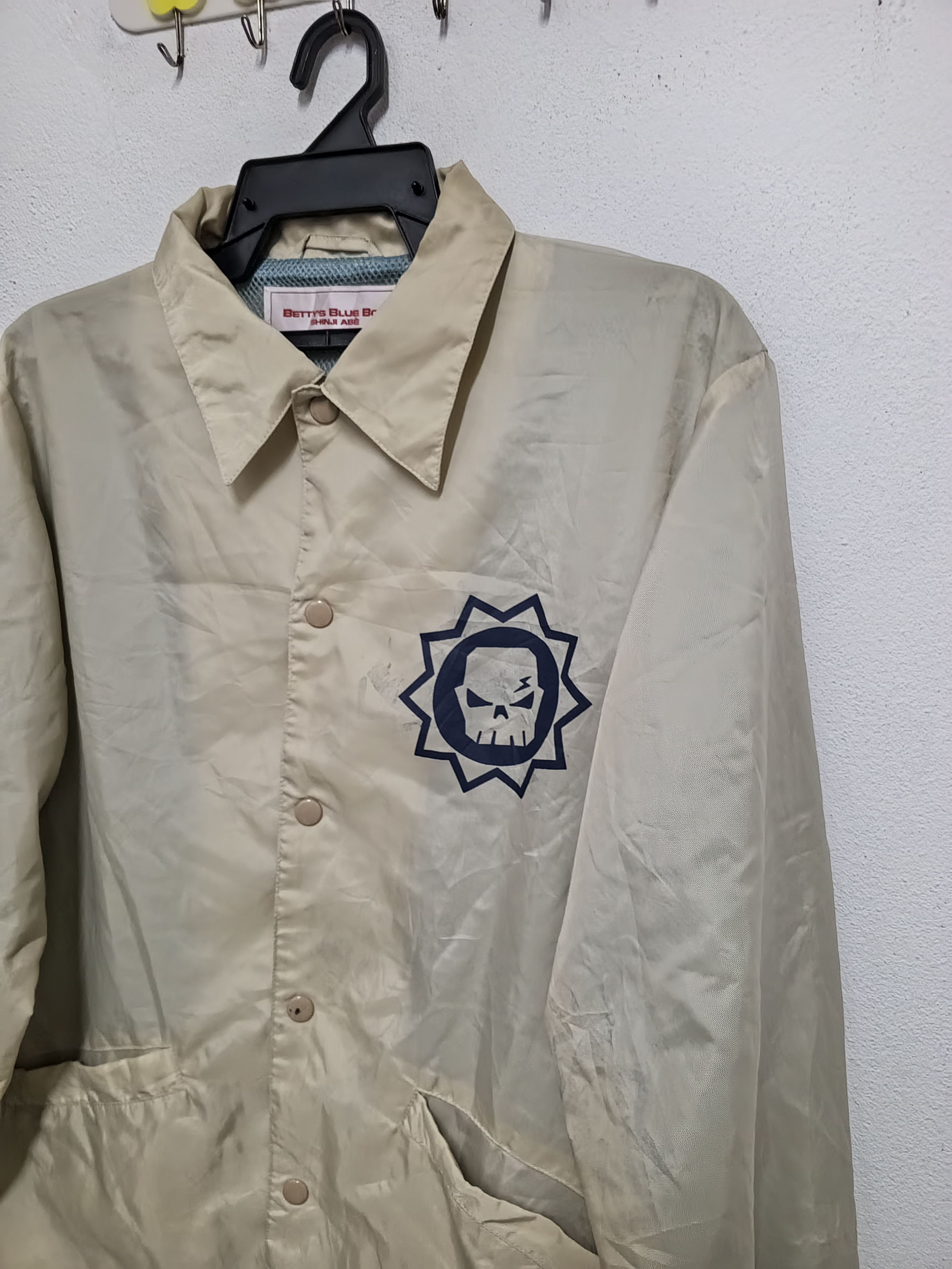 Hysteric Glamour 💥💀 skull rare💀💥BETTY'S BLUE BOY COACH JACKET SHINJI ABE Size US L / EU 52-54 / 3 - 6 Thumbnail