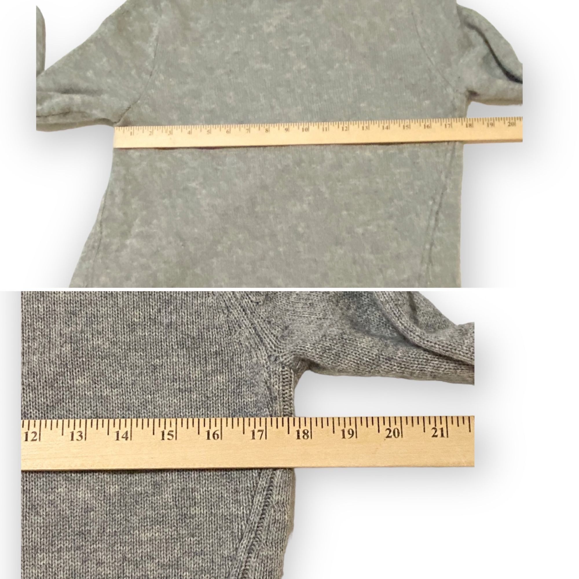 Brochu Walker Brochu Walker Layered Wool & Cashmere-Blend Sweater, Gray/wh Size S / US 4 / IT 40 - 12 Thumbnail
