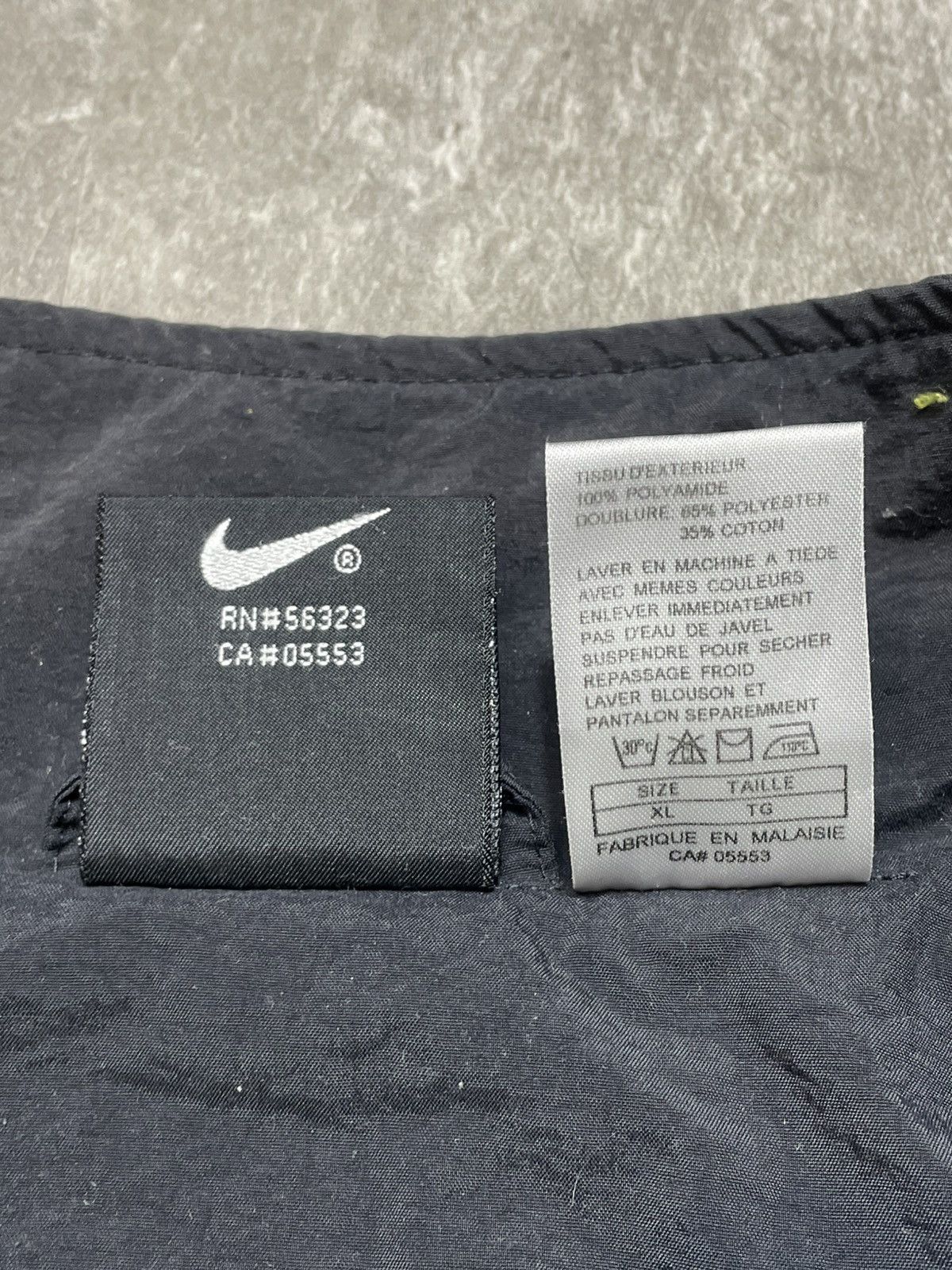 Nike Nike Premier Vintage Swoosh Nylon Zip Track Jacket Big Logo Size US XL / EU 56 / 4 - 8 Thumbnail