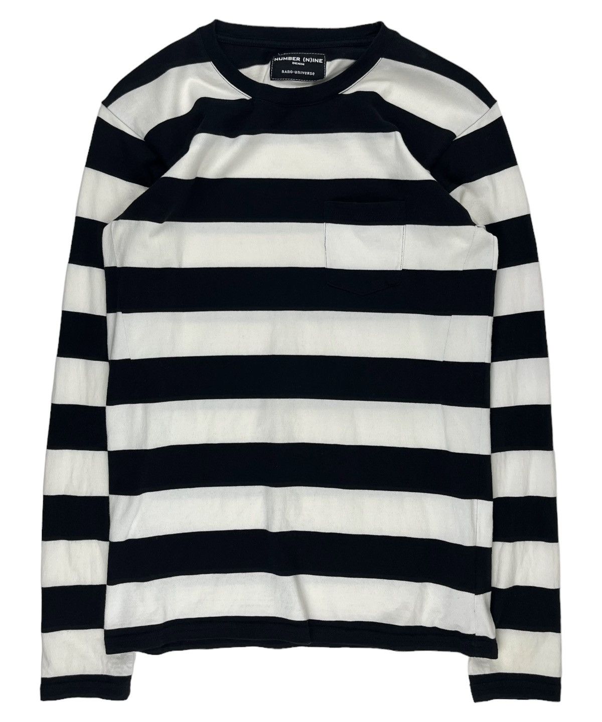 Number (N)ine × Streetwear Number (N)ine Striped Pocket Longsleeve