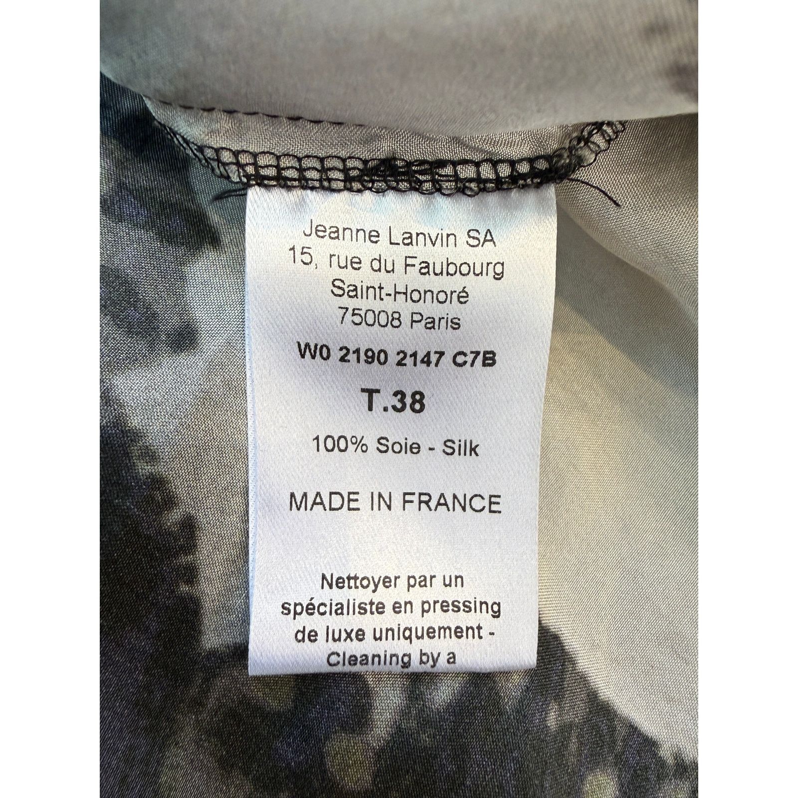 Lanvin Lanvin Alber Elbaz FW13 Silk Butterfly Print Fishtail Dress Size S / US 4 / IT 40 - 6 Thumbnail