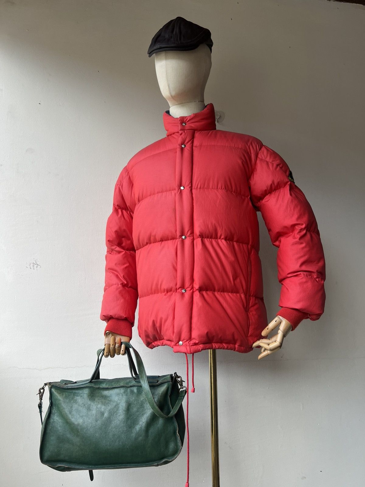 Leather Vintage B. Stuff Japan Faded Patina All Leather 2 Way Bag Size ONE SIZE - 5 Thumbnail