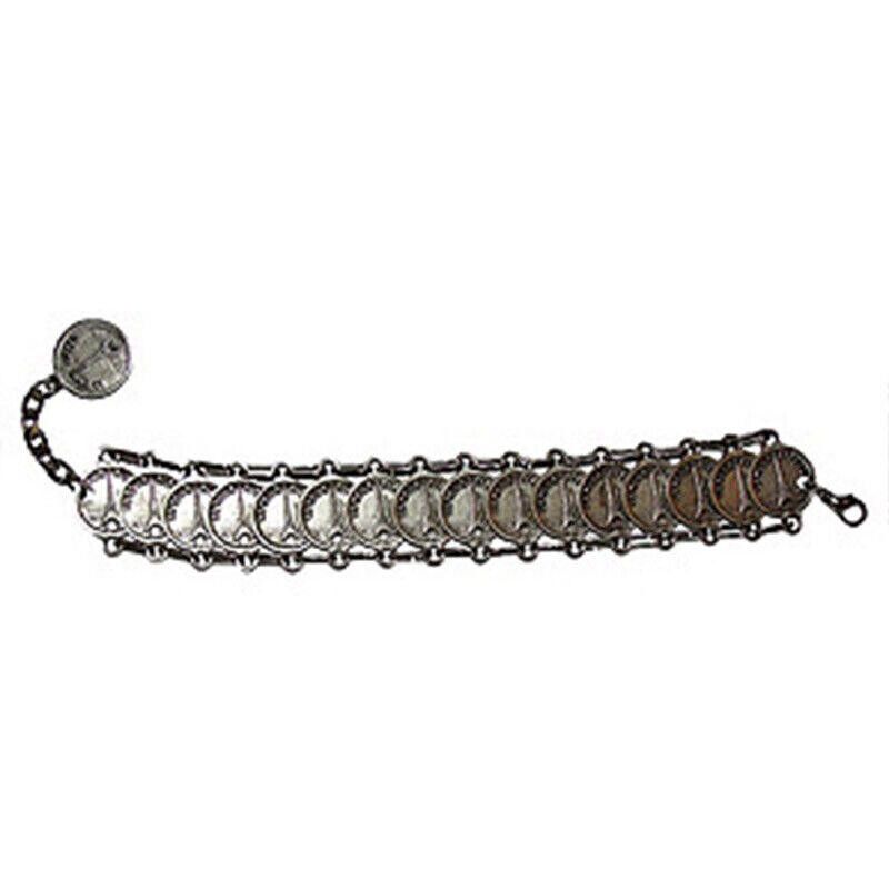 Designer French Souvenir Coin Bracelet Size ONE SIZE - 4 Thumbnail