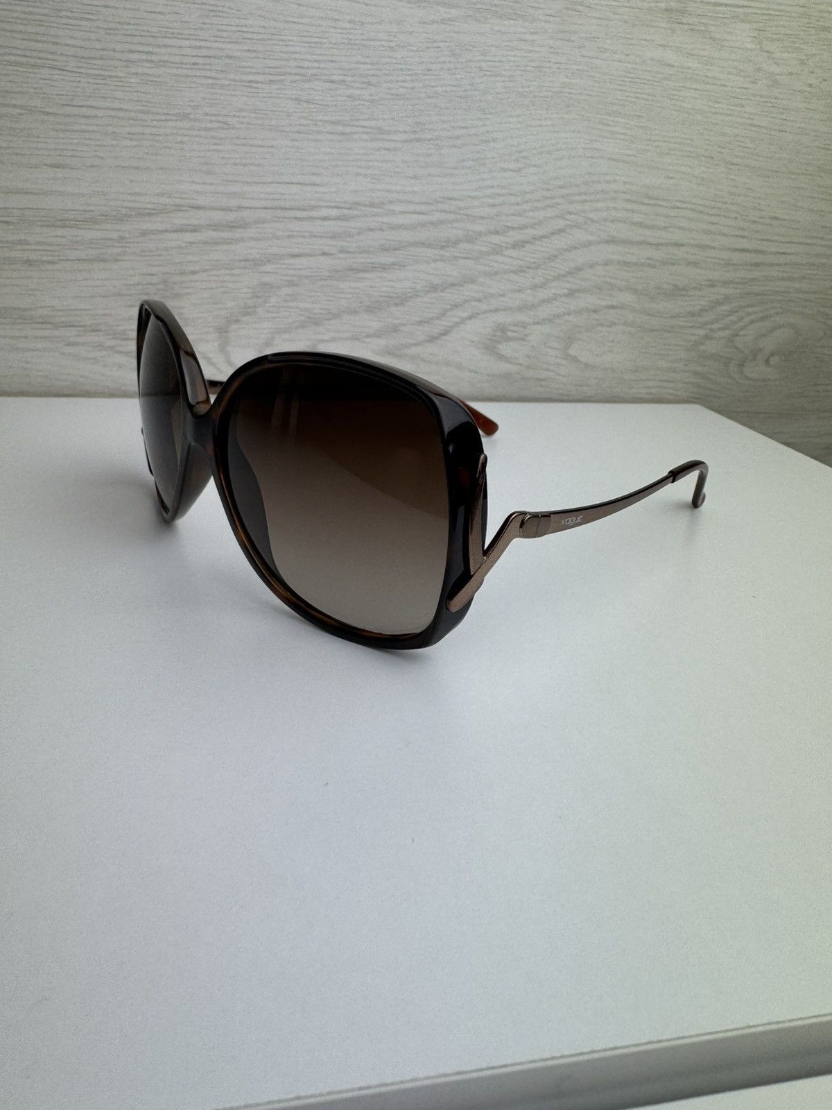 Vogue Eyewear Oversized Tortoiseshell Sunglasses