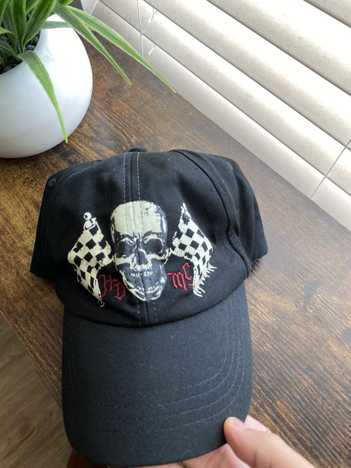 Harley Davidson Harley Davidson Skull Grunge Hat Size ONE SIZE - 2 Thumbnail