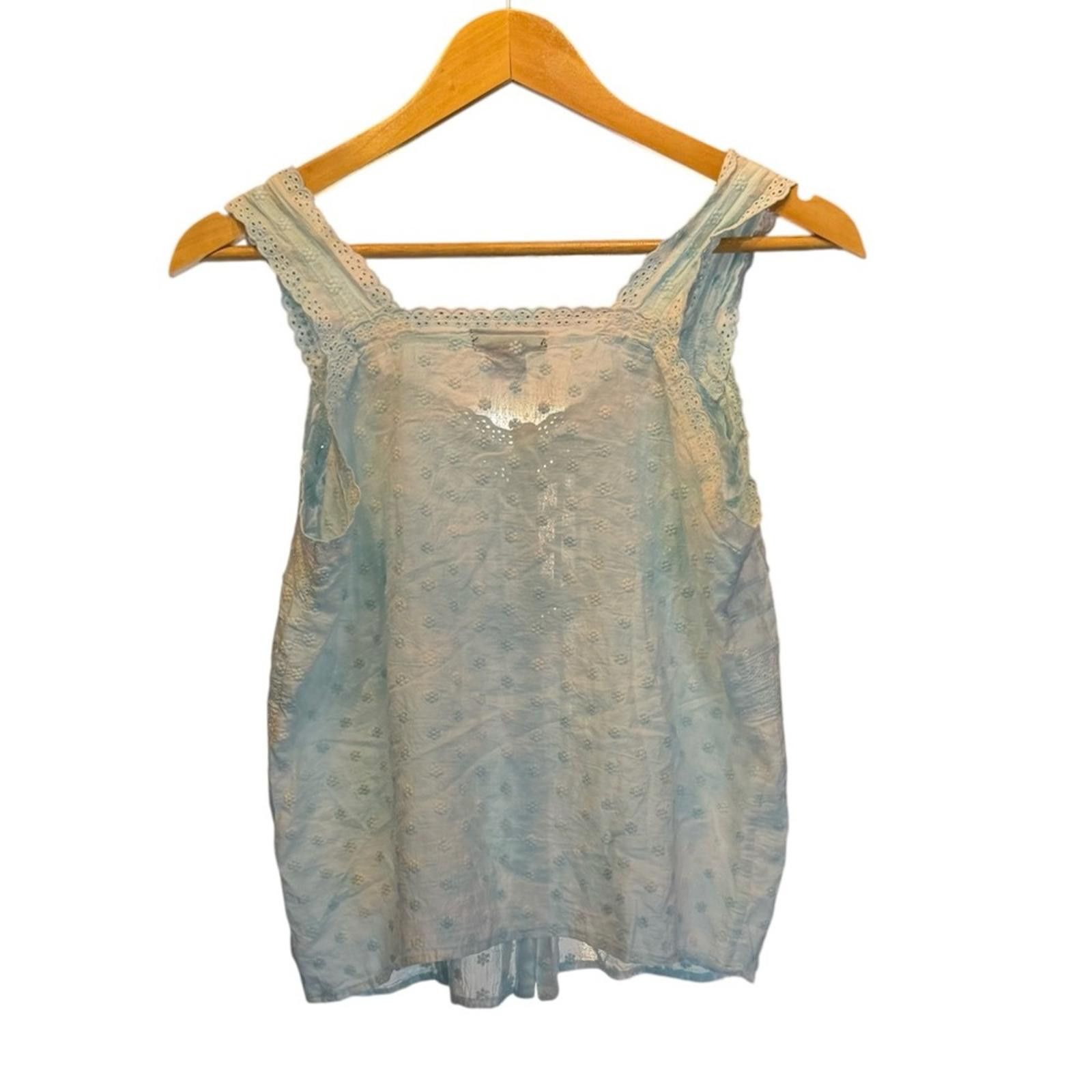 Designer DESIGN 365. Light Blue Button Down Blouse. Size Small. Size S / US 4 / IT 40 - 8 Thumbnail