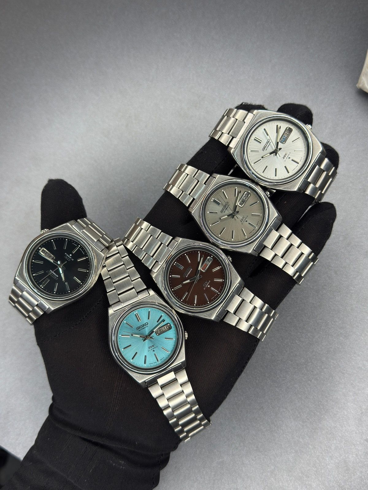 Designer Lot off 5 watches Seiko DX 7009 men’s wrist watch Size 36 - 2 Thumbnail