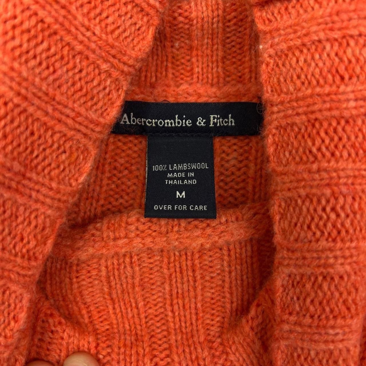 Abercrombie & Fitch Abercrombie & Fitch Sweater Rib Knit Turtleneck Lambswool Size M / US 6-8 / IT 42-44 - 7 Thumbnail