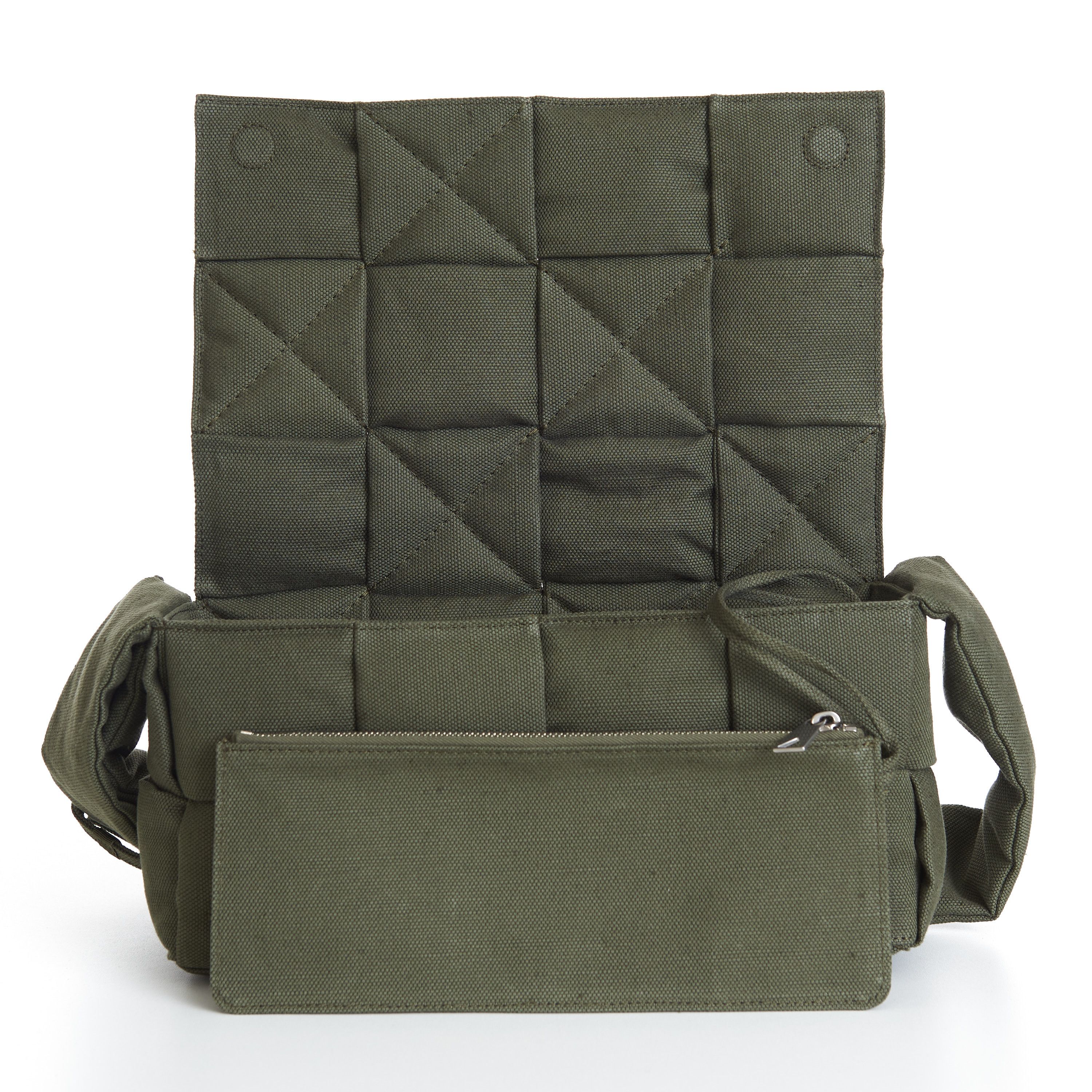 Bottega Veneta Tech Casssette Crossbody Bag In Padded Intreccio Canvas Size ONE SIZE - 15 Thumbnail