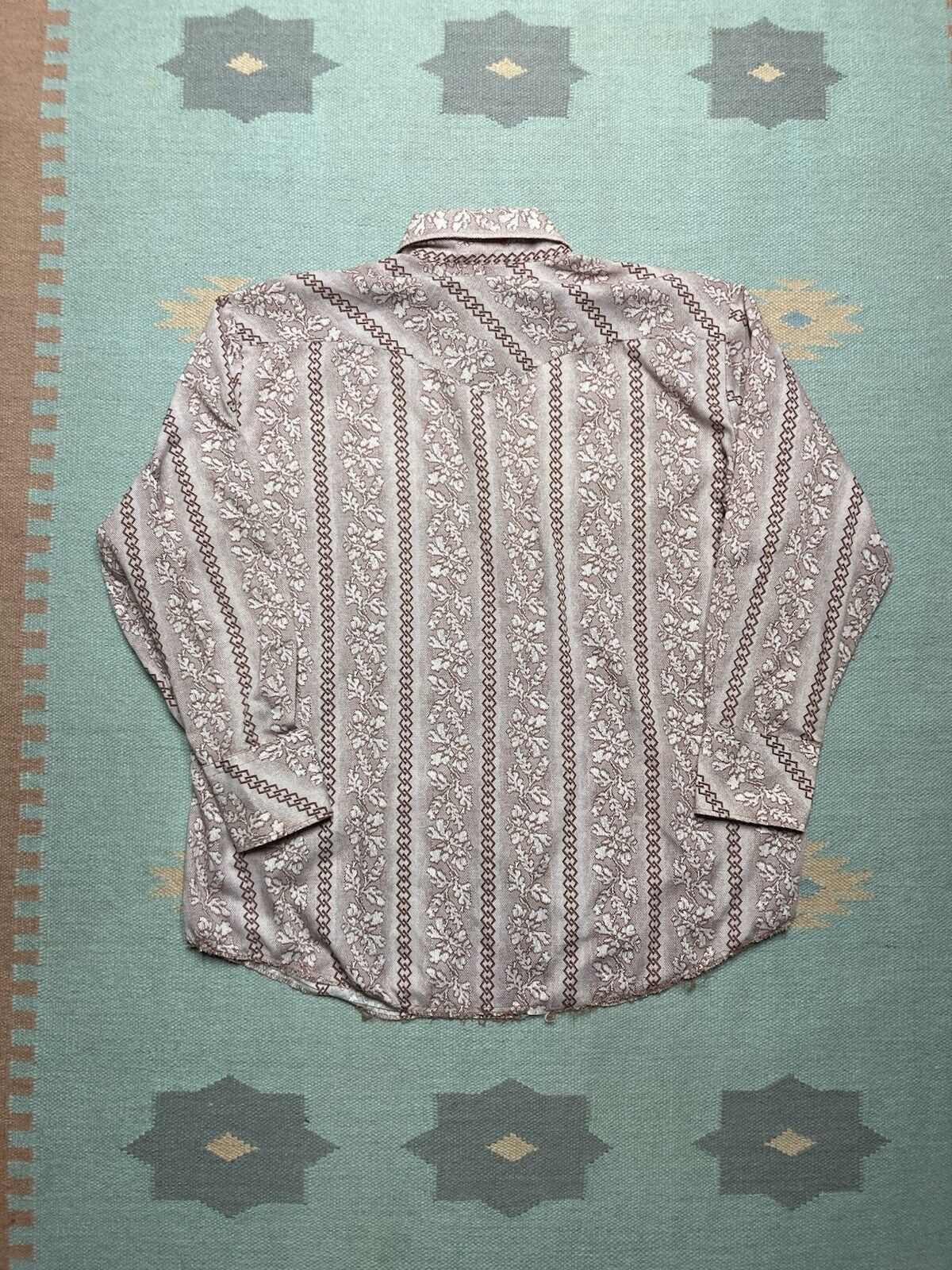 Vintage VTG Chute #1 Pearl snap shirt floral western wear cowboy XXL Size US XXL / EU 58 / 5 - 5 Thumbnail