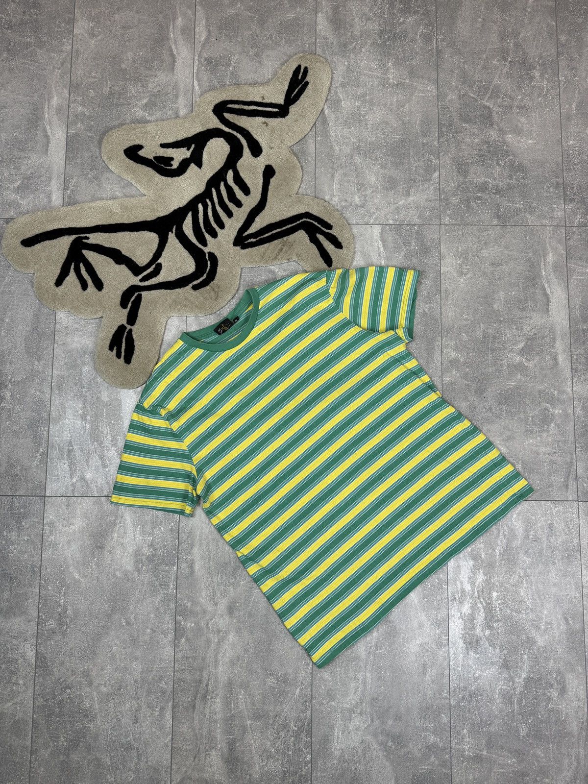 Percival Mens Vintage Percival T-shirt striped tee luxury Size US XL / EU 56 / 4 - 1 Thumbnail