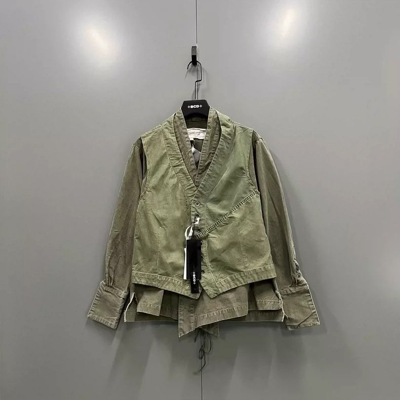 Greg Lauren greg laurenTwo old and fake military green jackets 2506-Nex Size M / US 6-8 / IT 42-44 - 1 Thumbnail