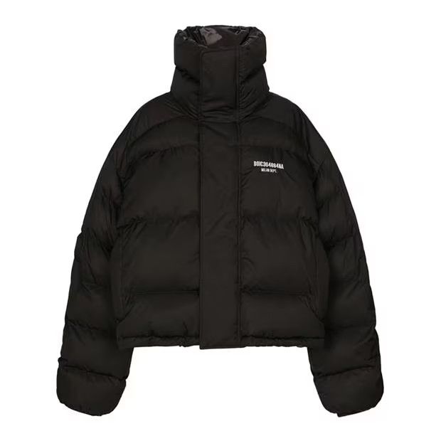Dolce & Gabbana o1g2r1mq1024 Padded Nylon Down Jacket in Black Size M / US 6-8 / IT 42-44 - 1 Thumbnail
