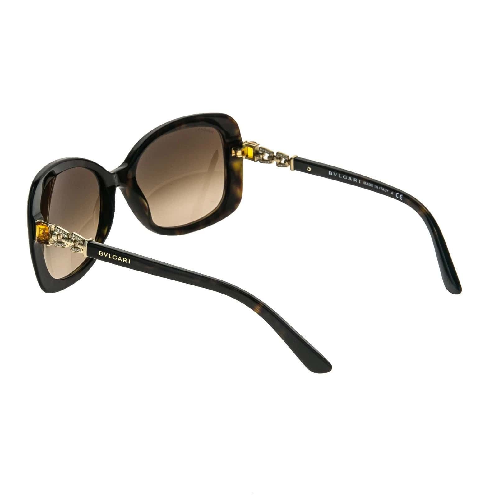 Bvlgari BVLGARI BV8144B 8144 CATENE Brown Gold Chain Sunglasses Size ONE SIZE - 8 Thumbnail