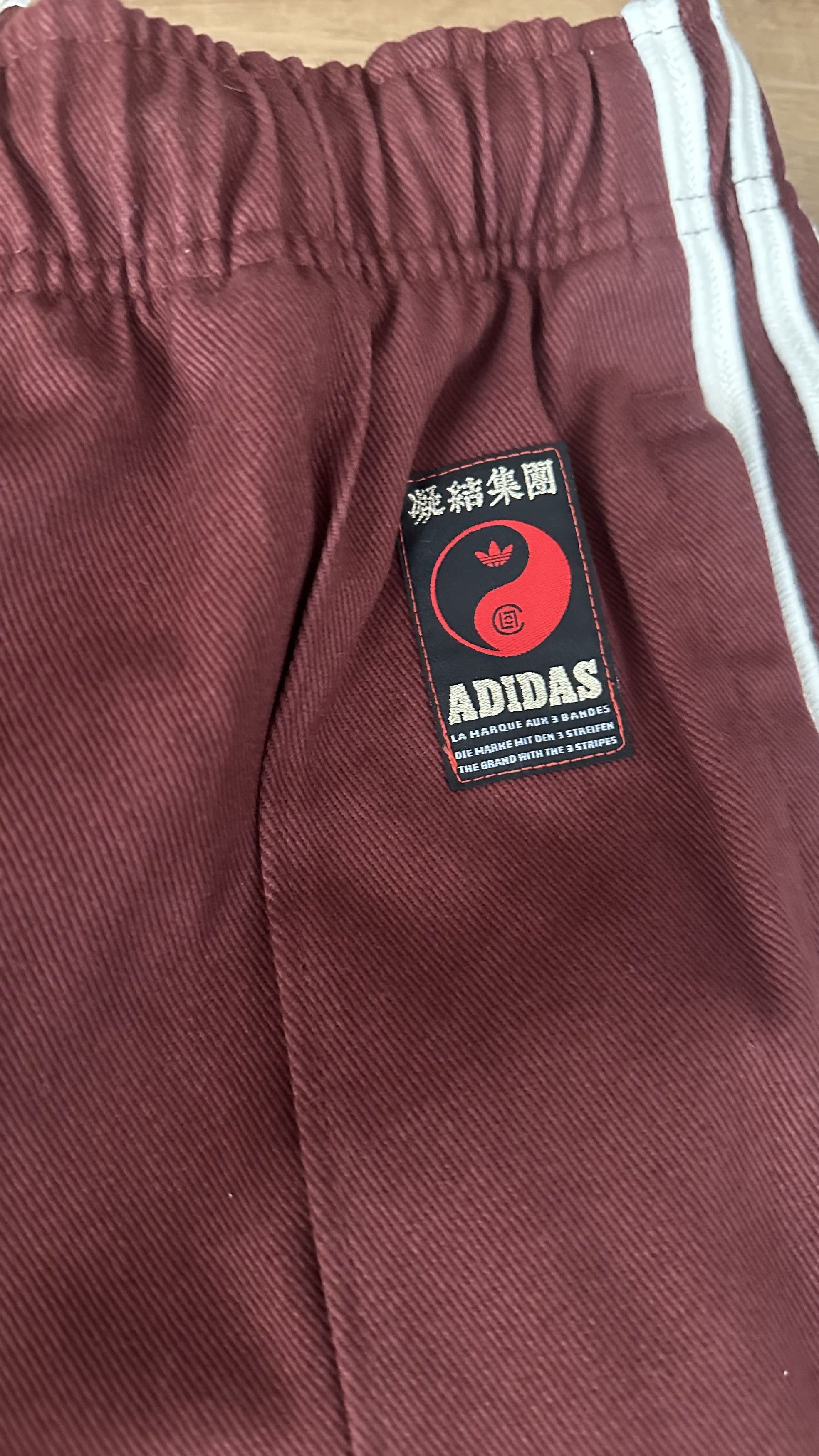 Adidas × CLOT adidas x CLOT Edison Chen Track Pant Fox Brown S Size US 29 - 8 Thumbnail