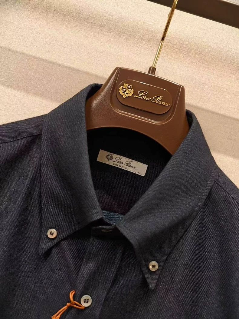 Loro Piana LORO PIANA Cashmere blend shirt Size L / US 10 / IT 46 - 7 Thumbnail