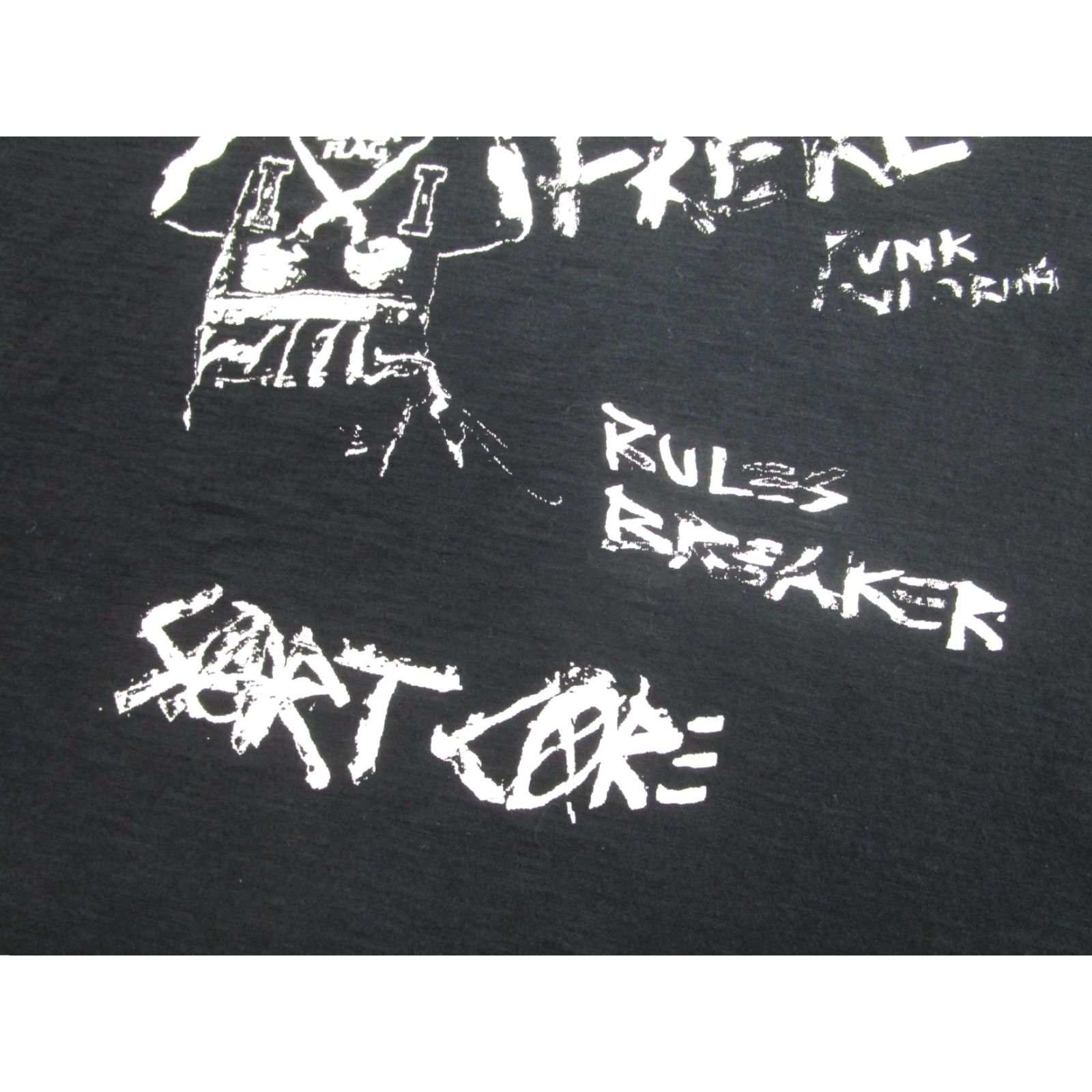 Vintage VINTAGE Art Comes First Shirt Graphic Print Black Grunge Mens L Size US L / EU 52-54 / 3 - 4 Thumbnail