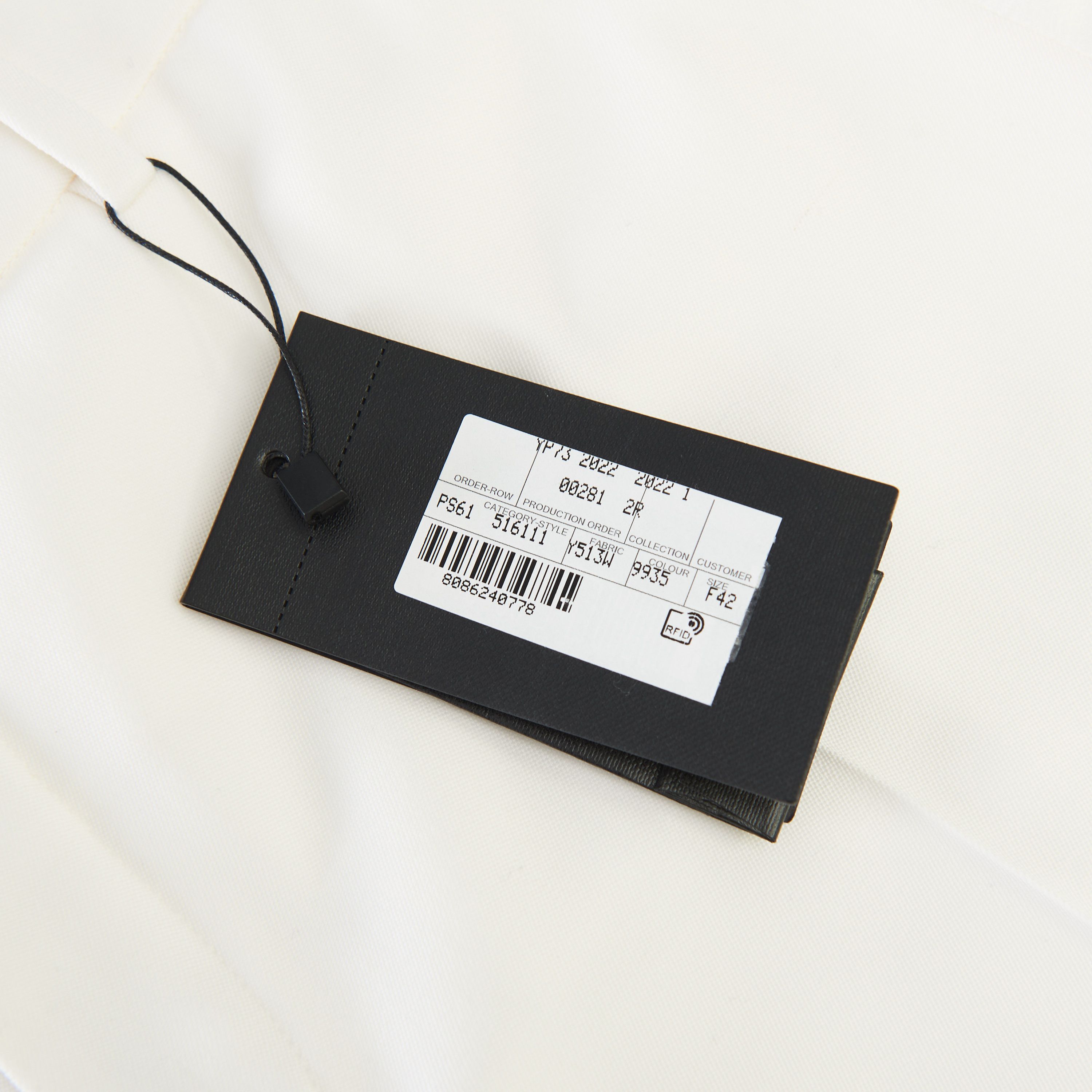 Saint Laurent Paris Tuxedo Pants In Grain De Poudre Wool With Satin Stripe Size 30" / US 8 / IT 44 - 9 Thumbnail