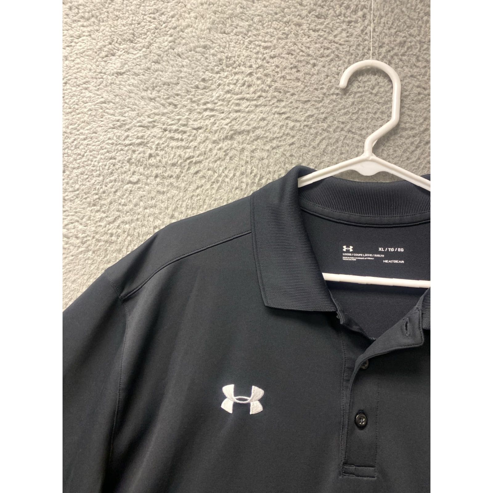 Under Armour Thunder Under Armour Basketball Polo Shirt Mens XL Black Quick Dry Moisture Wicking Collared Short Sleeve UA Victor 114-43 Size US XL / EU 56 / 4 - 3 Thumbnail